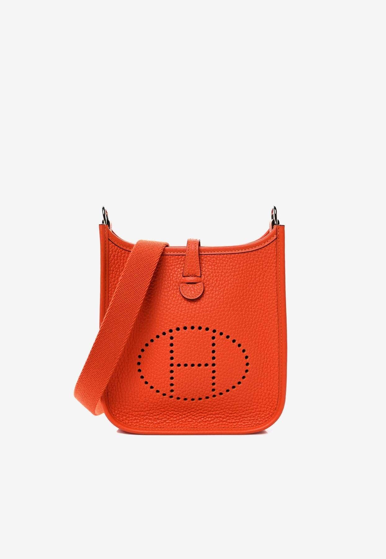 Hermes Orange Evelyne Bag