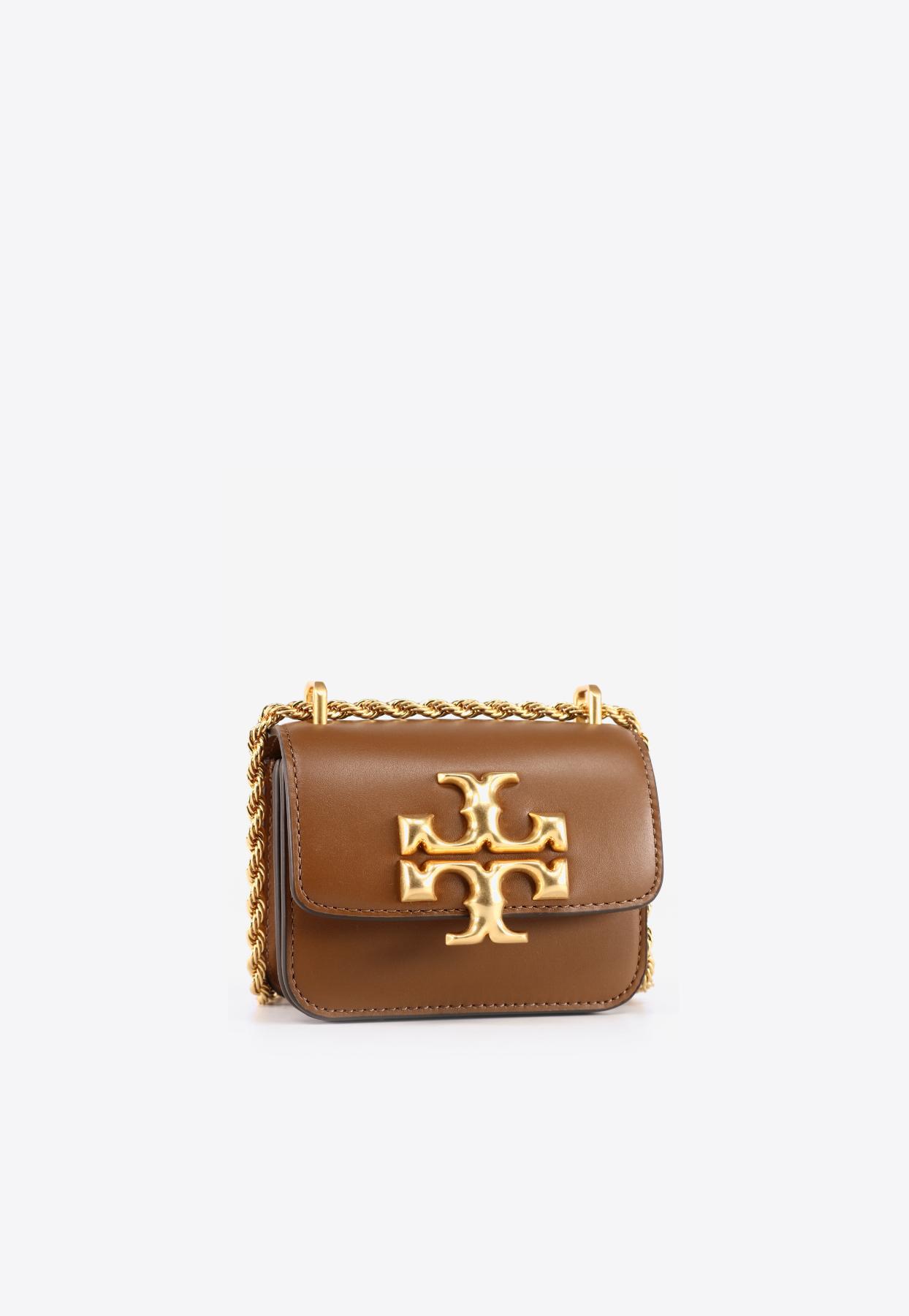 Tory Burch Eleanor Mini Shoulder Bag In Leather in Brown Lyst