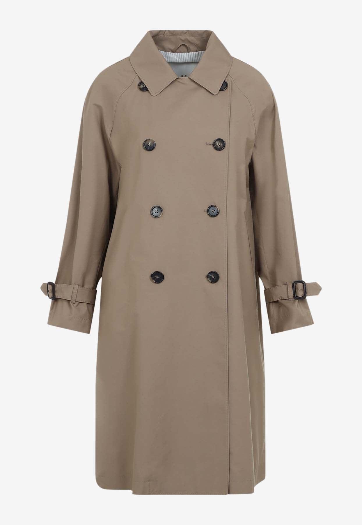 Max Mara C Trench Coat in Natural | Lyst