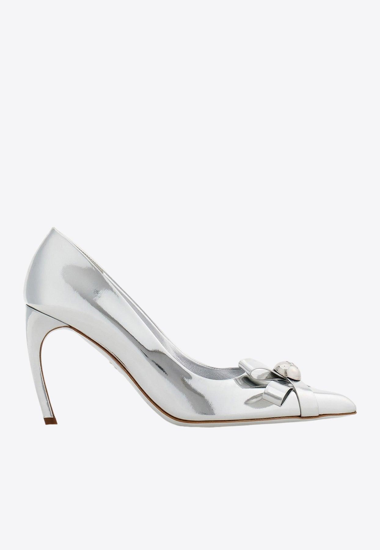 Ferragamo PUMPS＆HEELS WOMAN ANZ 85 Ferragamo Women's Anz 85 Pointed Toe High Heel Pumps | Smart