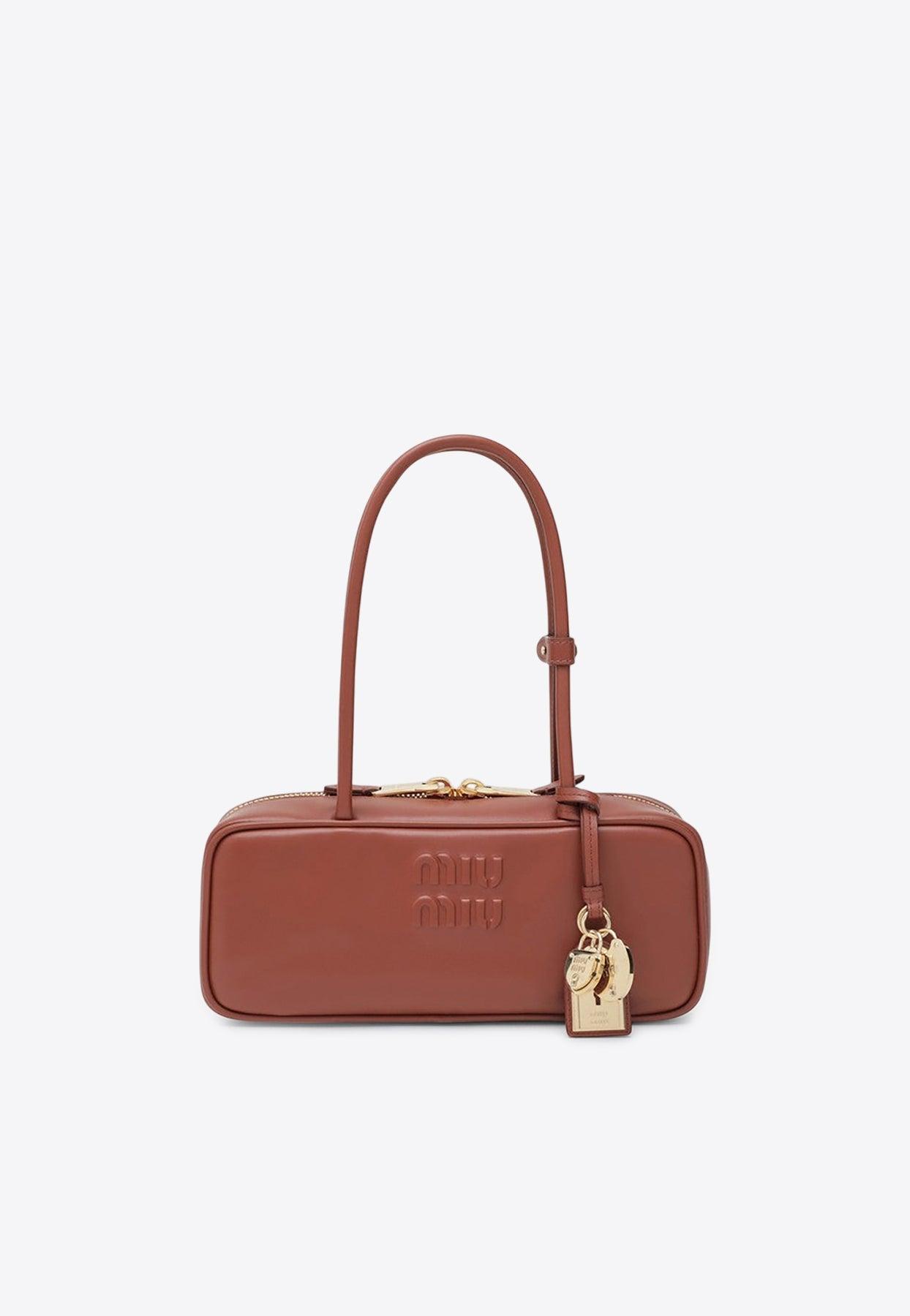 Miu Miu Small Beau Leather Shoulder Bag | Lyst
