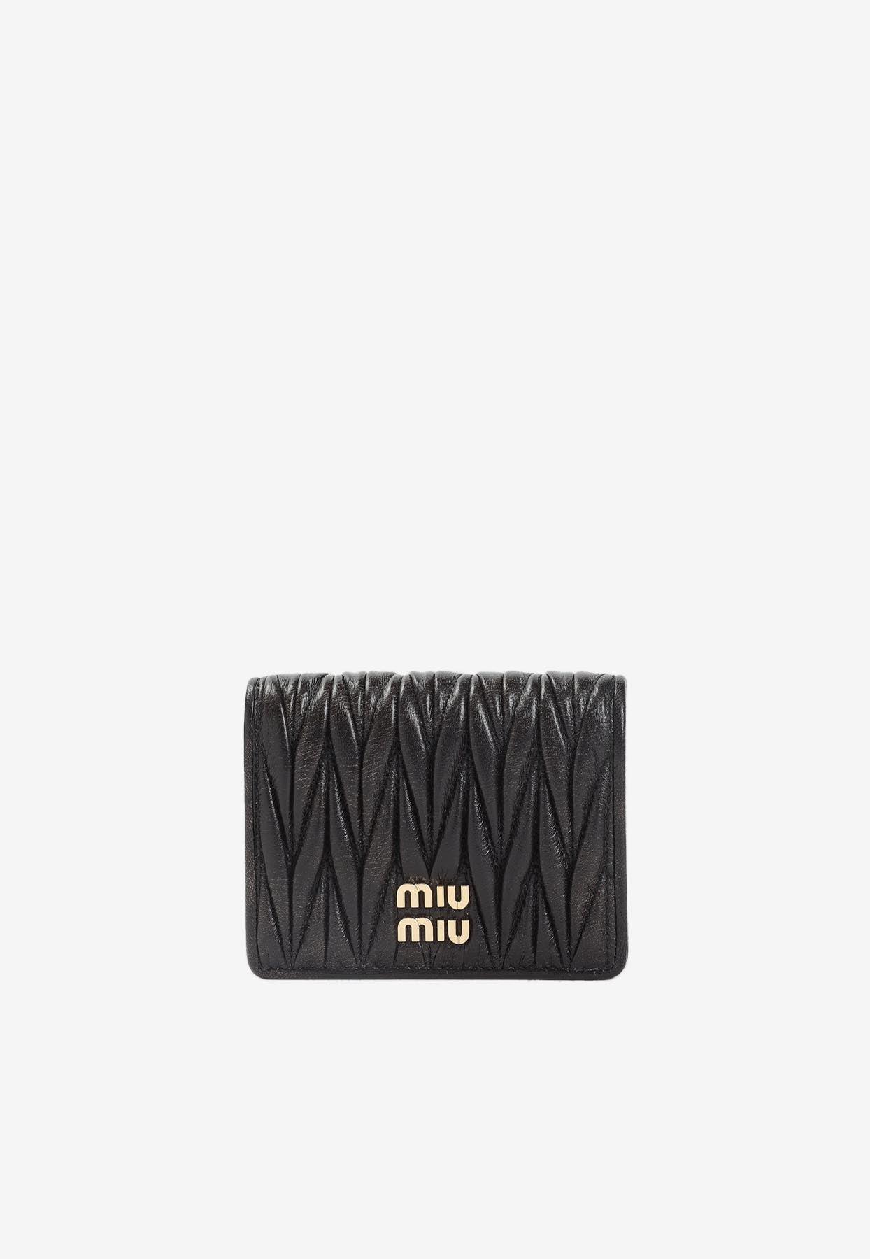 小物 MIU MIU Leather Wallet coin case Miu Miu Miu Card Case Red Madras 5TL346 ec-20305 Heart Coin