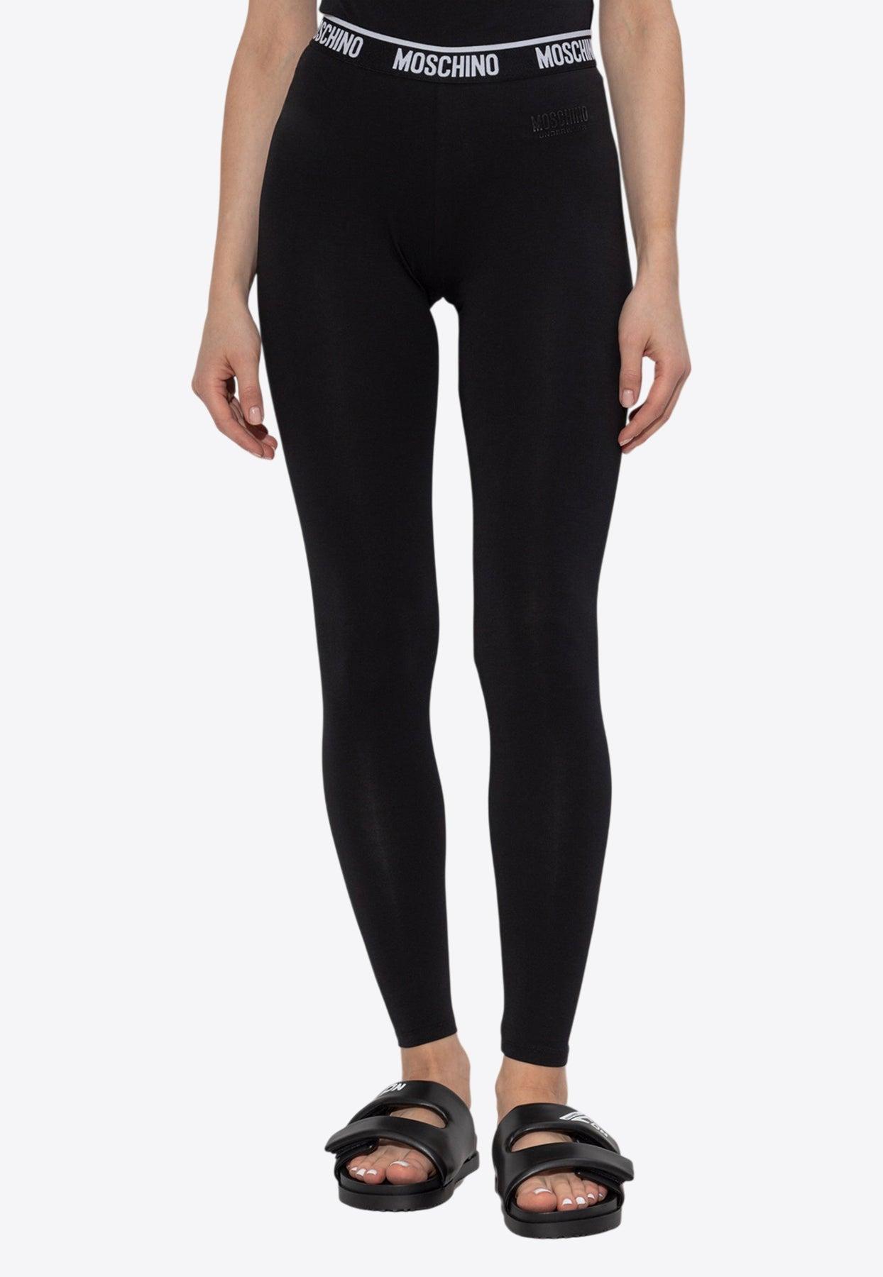 スパッツ・レギンス MOSCHINO Women Leggings 251K1032432381555 Black Moschino Leggings for Women | Online Sale up to 75% off | Lyst