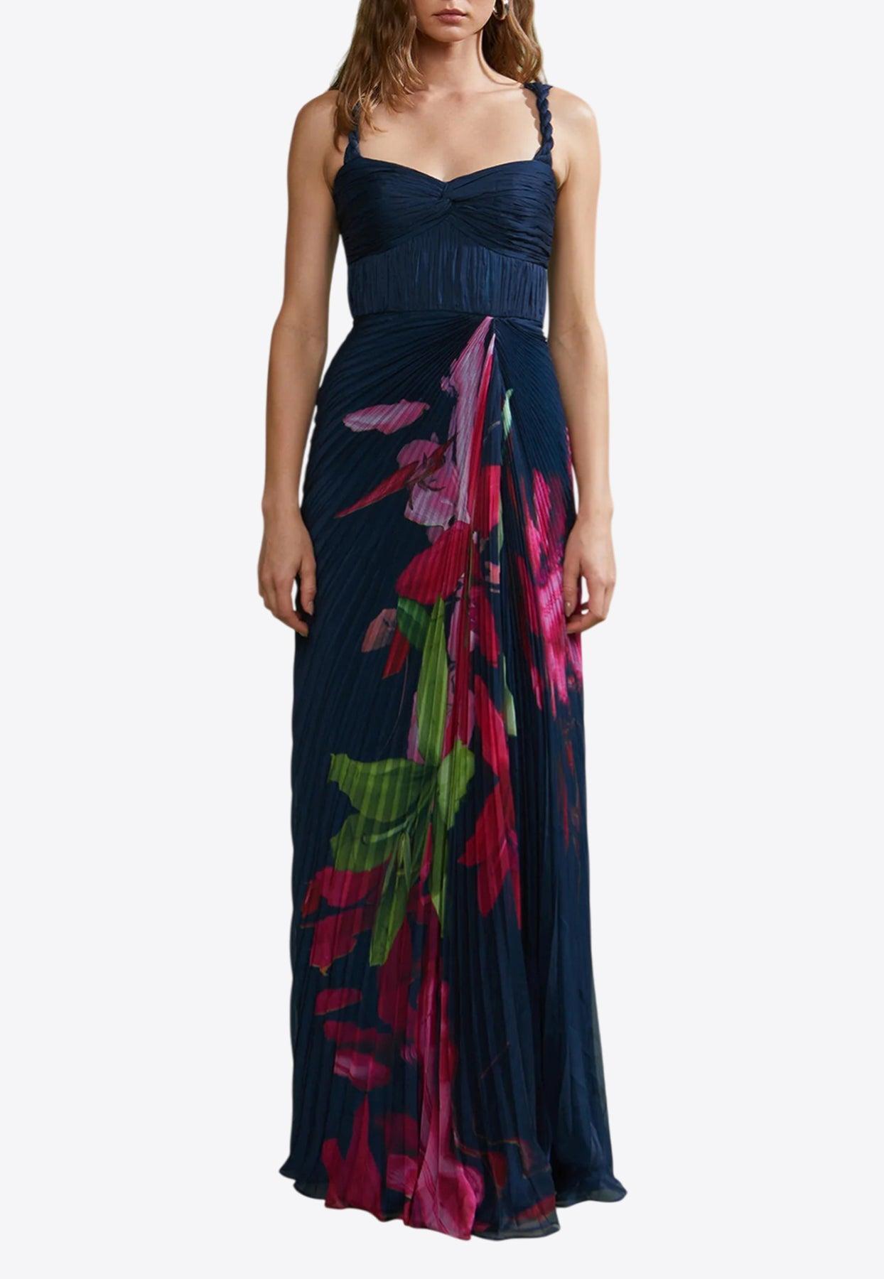 alberto makali maxi dress Duster Rose Alberto Makali Beaded Draped Dress - M/8-10