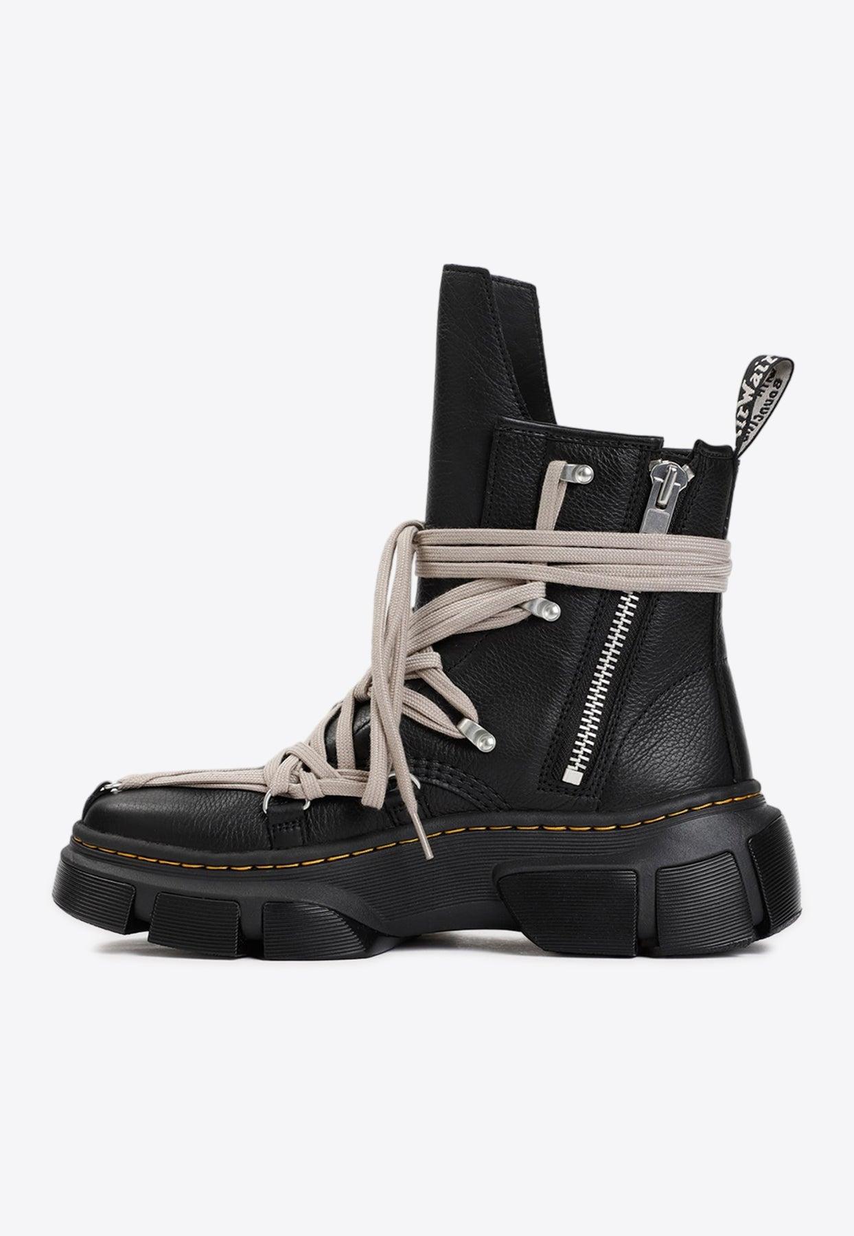 靴 Rick Owens Dr.Martens 1460 DMXL uk7 Rick Owens x Dr Martens 1460 DMXL MegaLace Boot 'Black' | eBay
