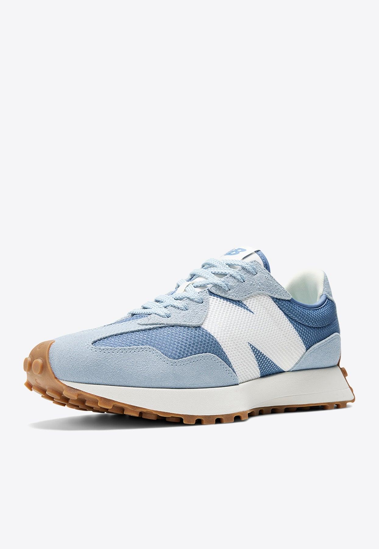 new balance 327 cream blue