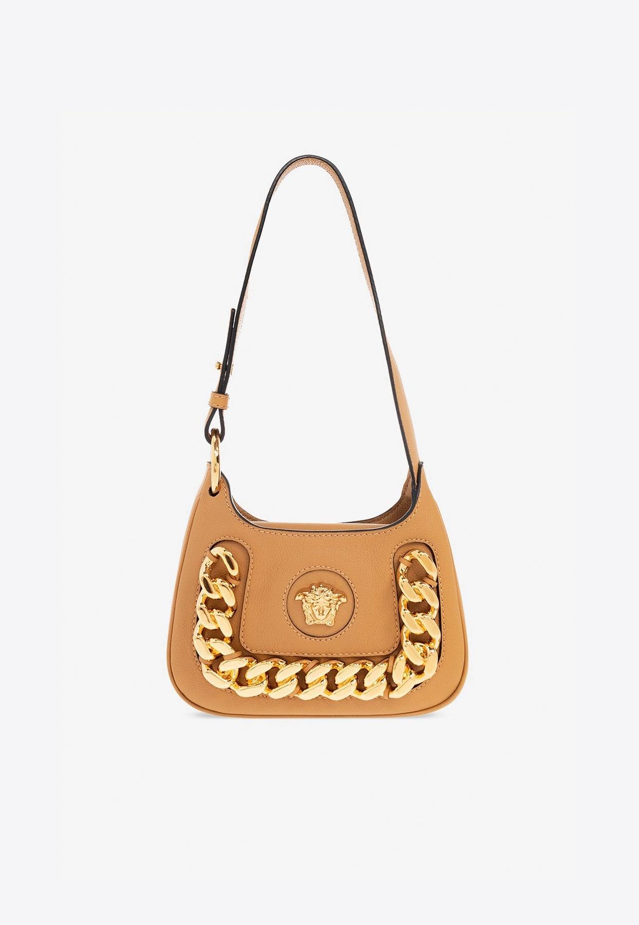 Versace La Medusa Hobo Shoulder Bag in Metallic Lyst