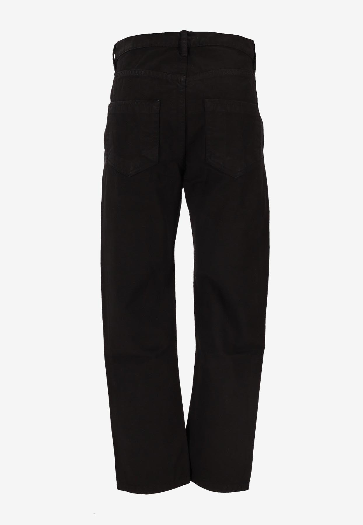 デニム・ジーパン RICK OWENS Women Denim Pants RP01E7329 SCT09 Black デニム・ジーパン RICK OWENS Women Denim Pants RP01E7329