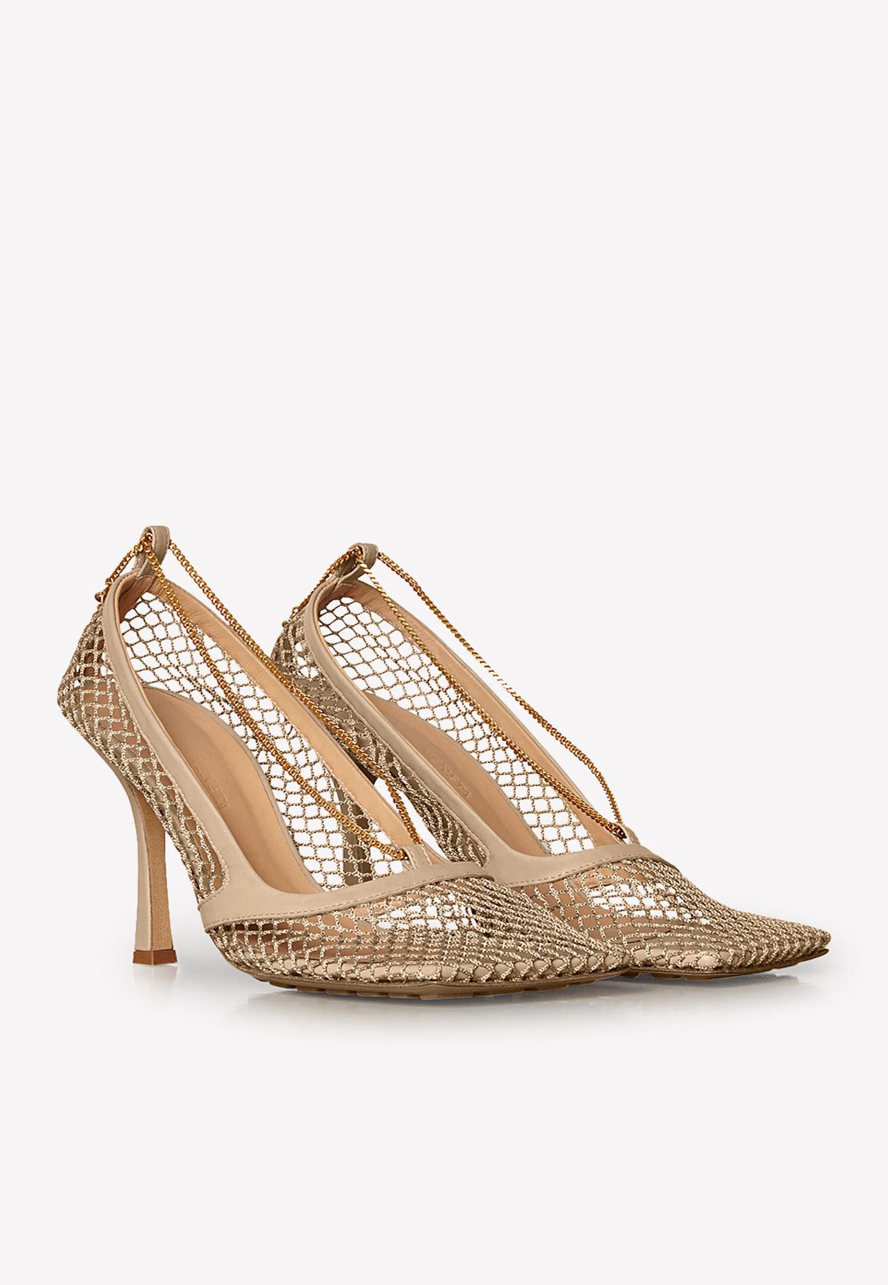 bottega veneta square toe pumps