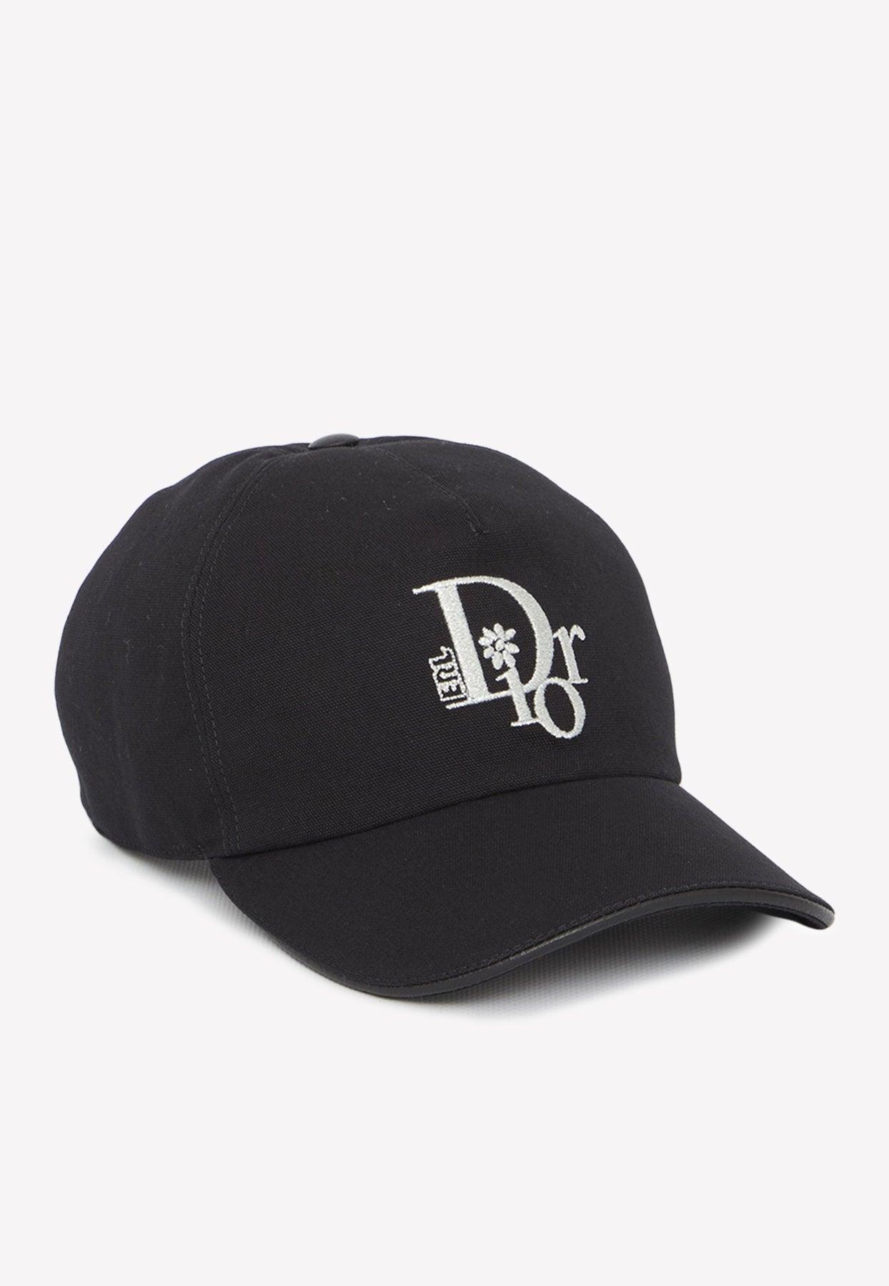 Dior X Erl Logo-embroidered Baseball Cap in Black for Men | Lyst Canada