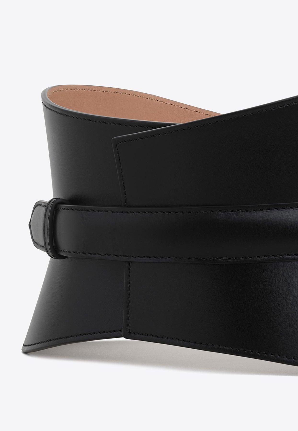 Alaïa Neo Bustier Corset Leather Belt in Black | Lyst