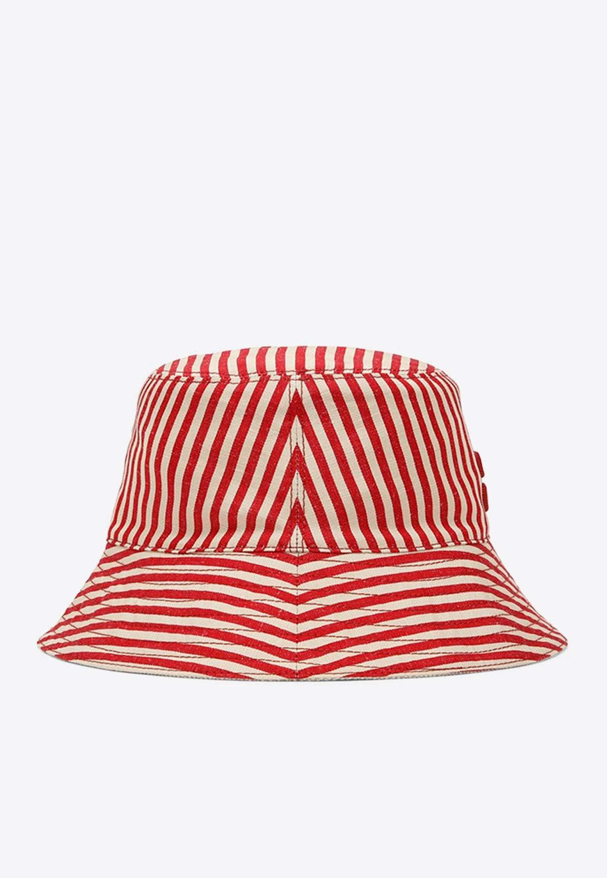 Miu Miu Logo Embroidered Bucket Hat And Pouch | Lyst
