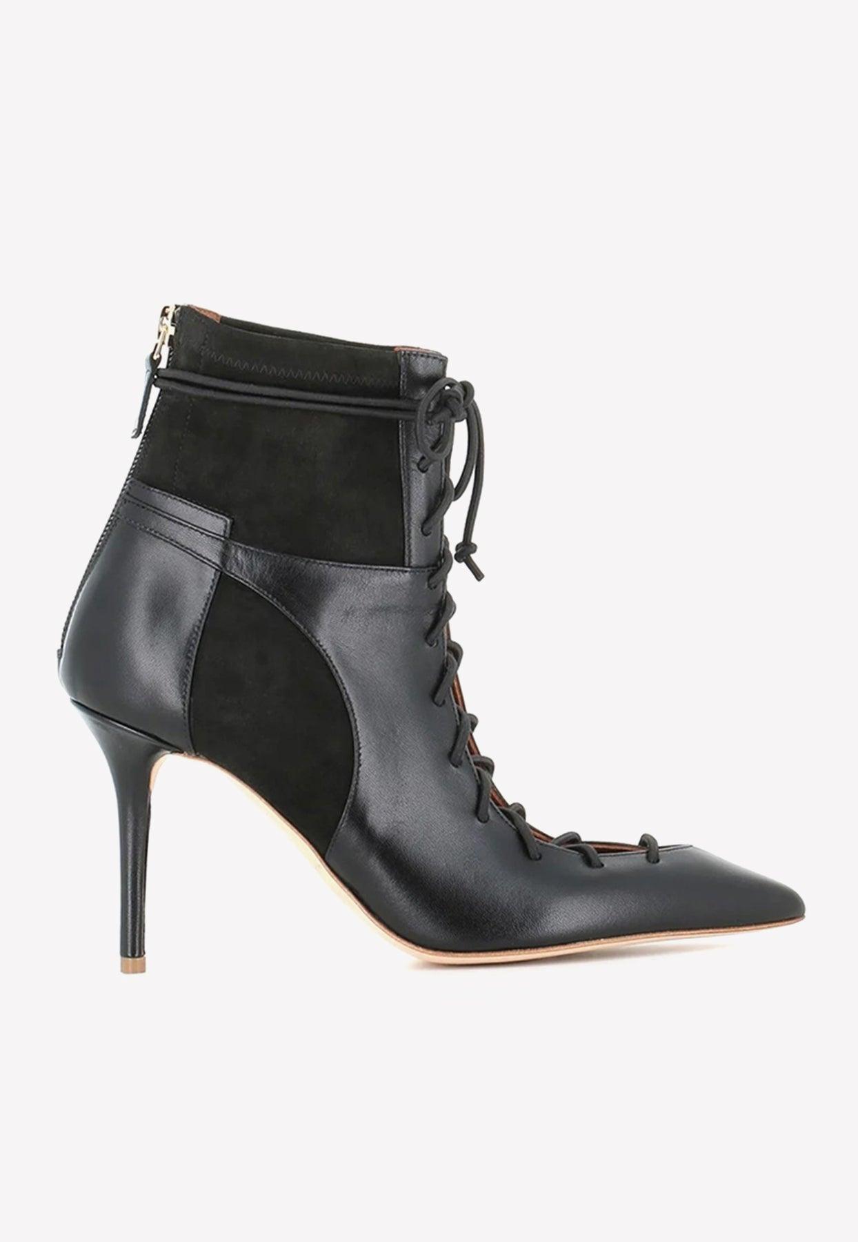 Malone Souliers Montana 85 Ankle Boots In Leather in Black | Lyst