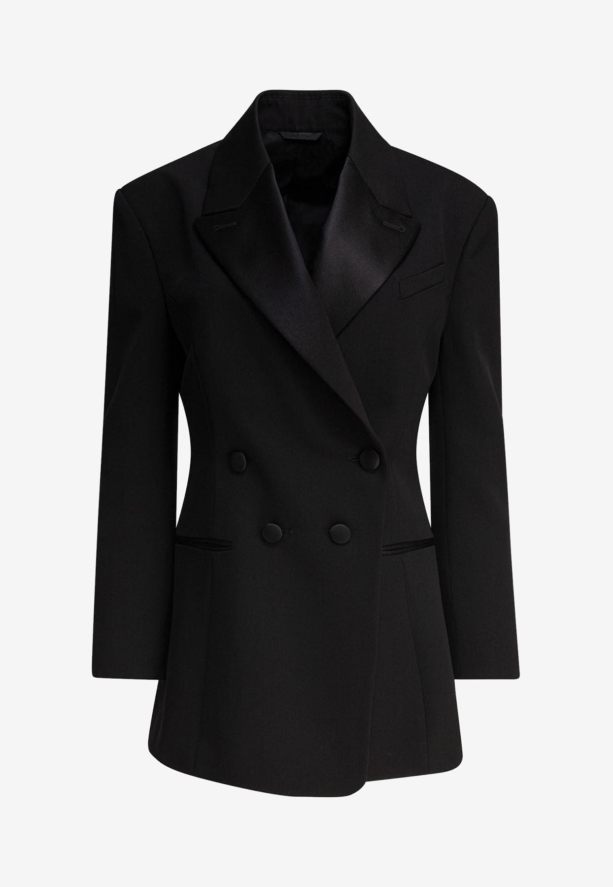 ジャケット Givenchy Double Breasted Jacket Tuxedo Givenchy Double-Breasted Tuxedo Jacket in Black | Lyst
