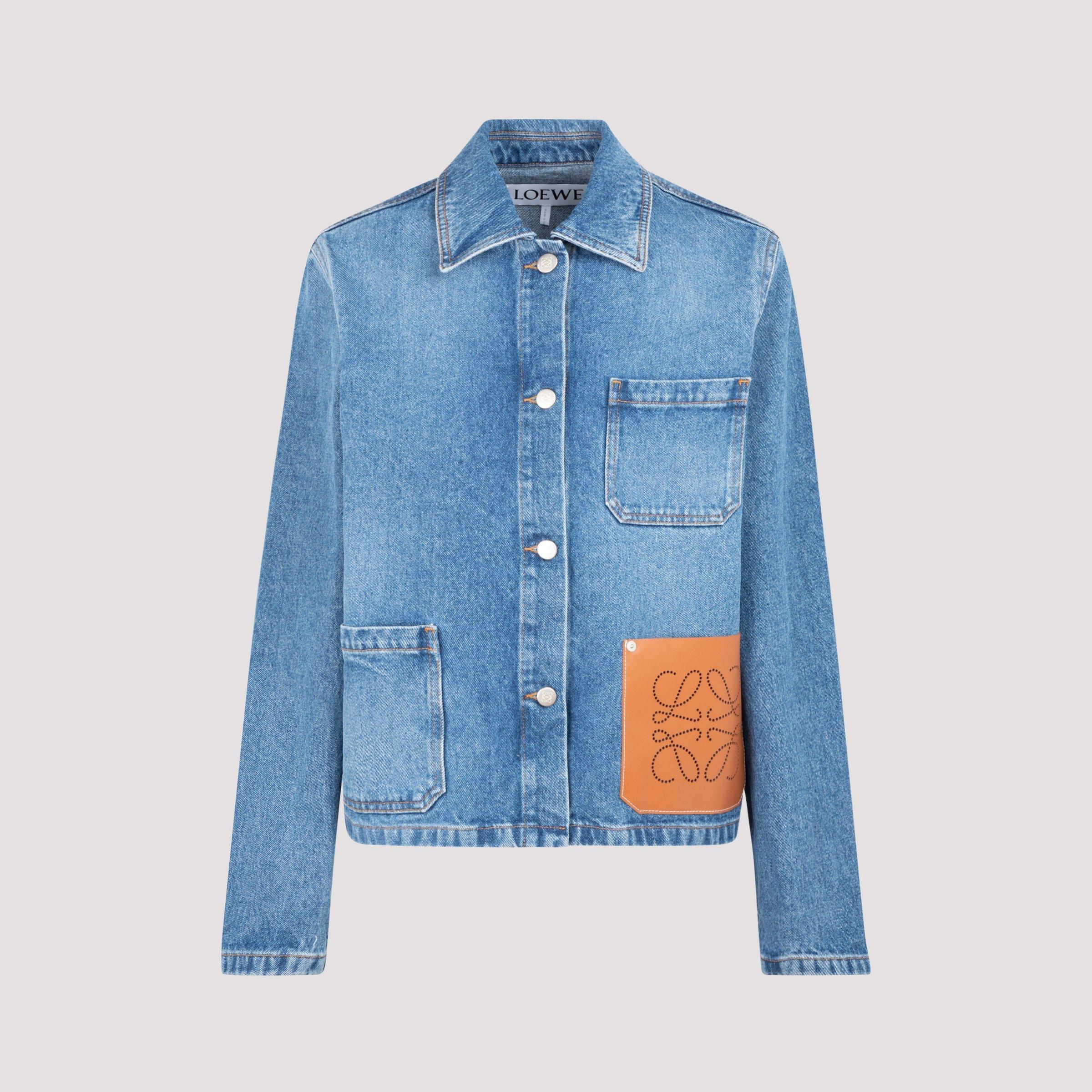 Loewe Anagram Patch Short Jacket In 