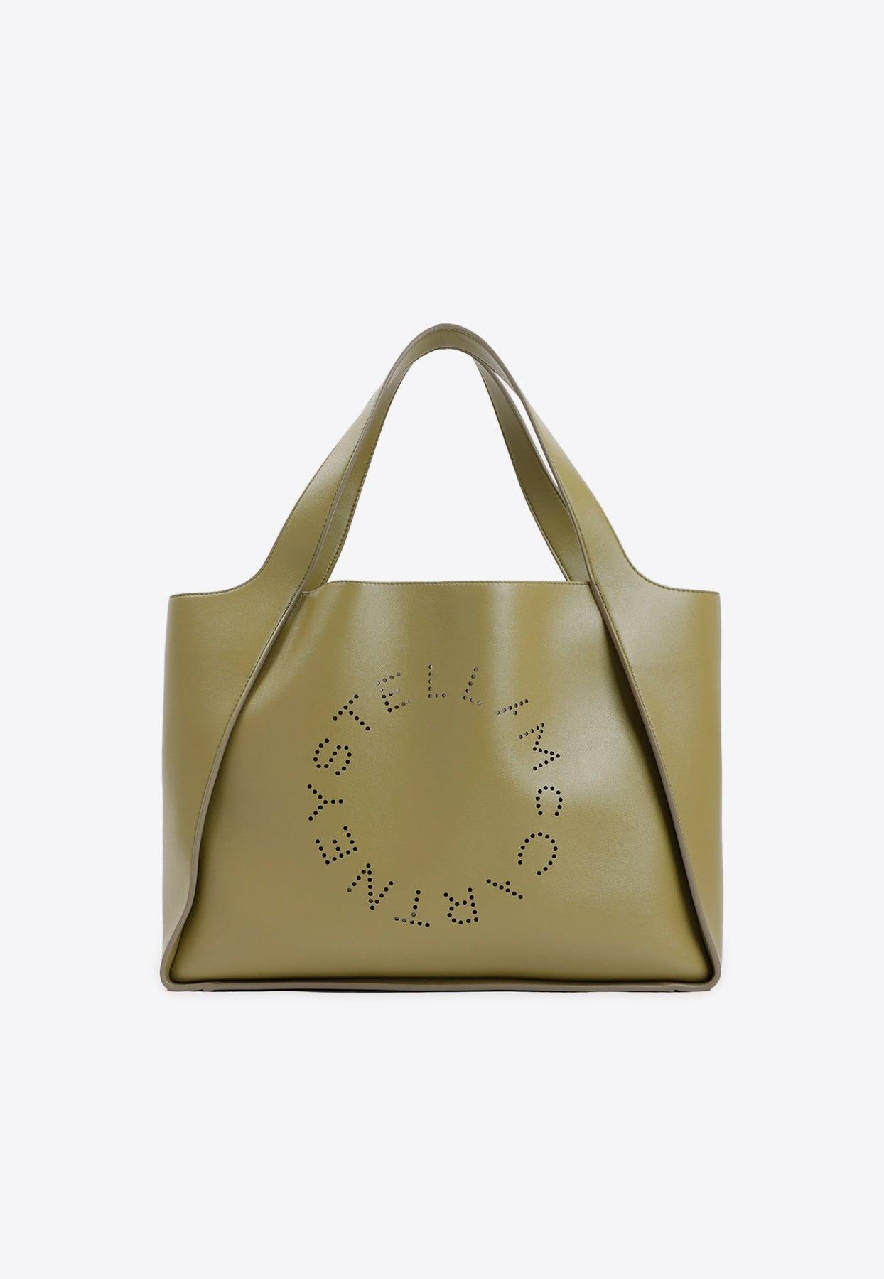 Stella mccartney perforated logo tote sale