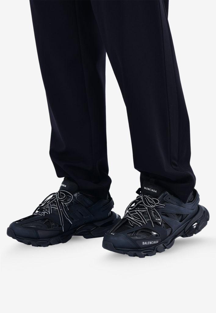 balenciaga sneakers track black