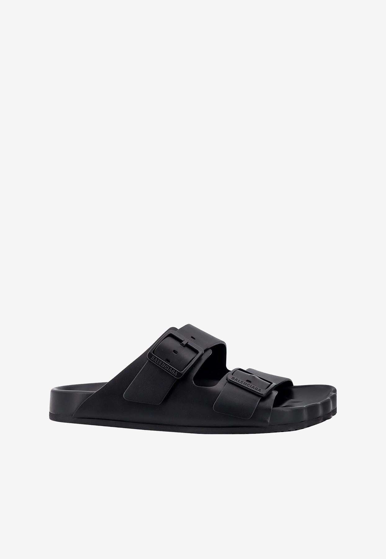 サンダル BALENCIAGA BLACK NYLON SANDALS Balenciaga Sandals Black Mens Balenciaga