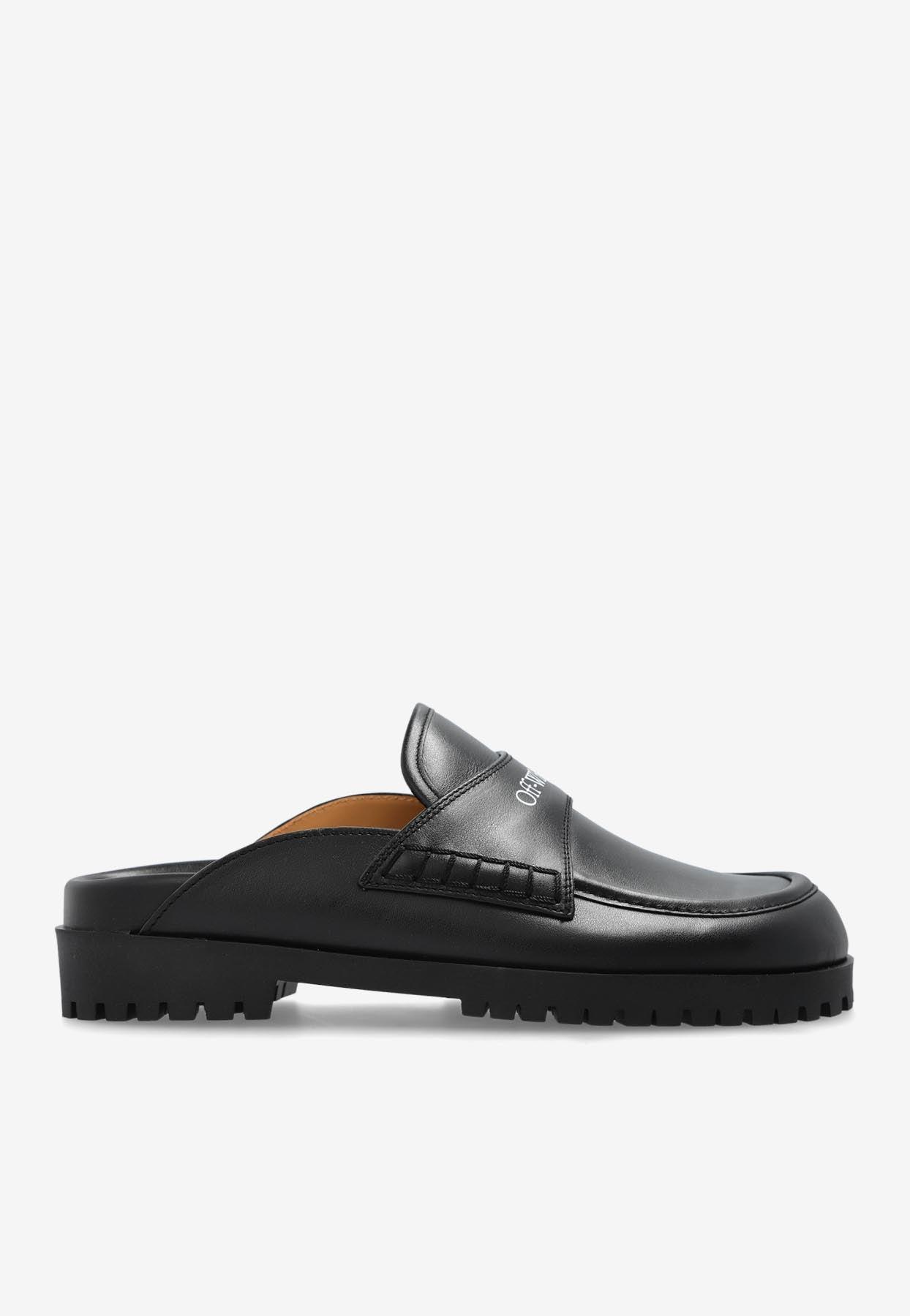 Off-White Comfort Backless Slippers | Brown | FARFETCH