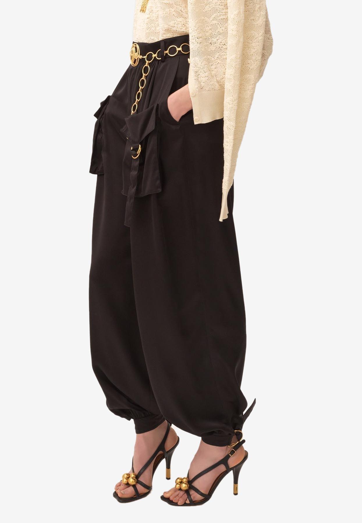 パンツ Chloe Viscose And Cotton Pants Chloé Houndstooth Wool-Blend Tweed Wide-Leg Pants | Saks