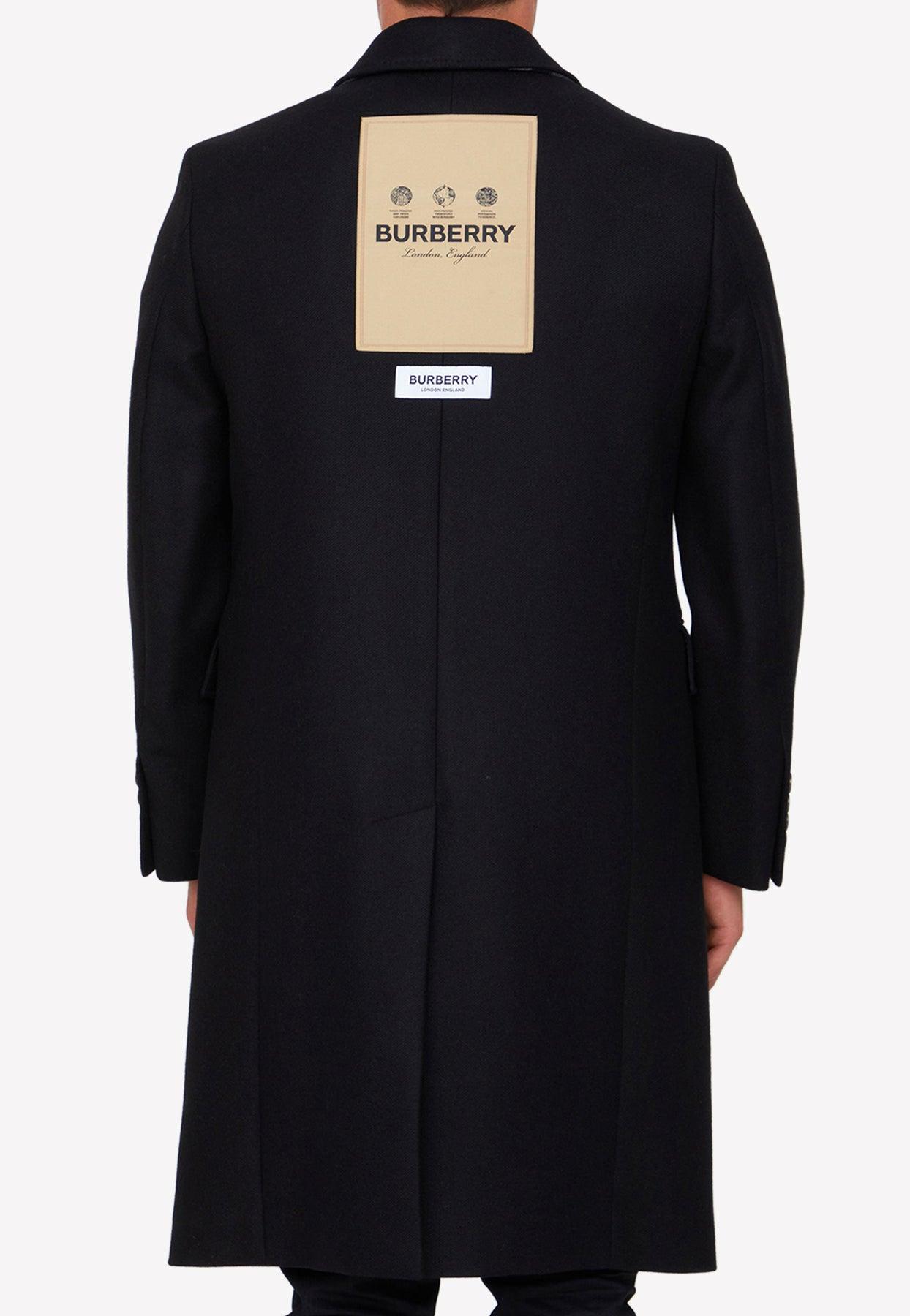 stemme Aftensmad Hals Burberry Tailored Hawkhurst Coat in Black for Men | Lyst