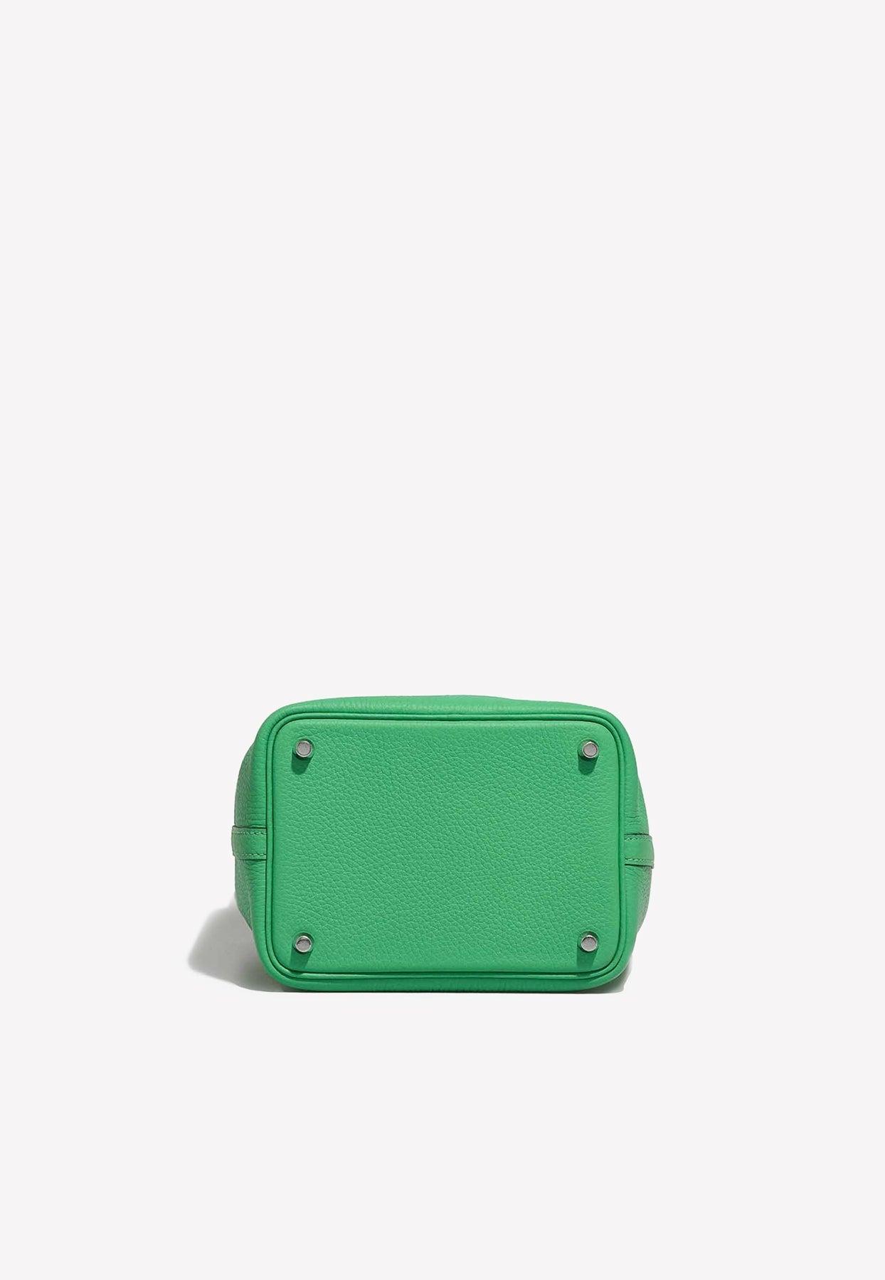 Hermes Picotin 18, Vert Jade Green, New in Box GA001