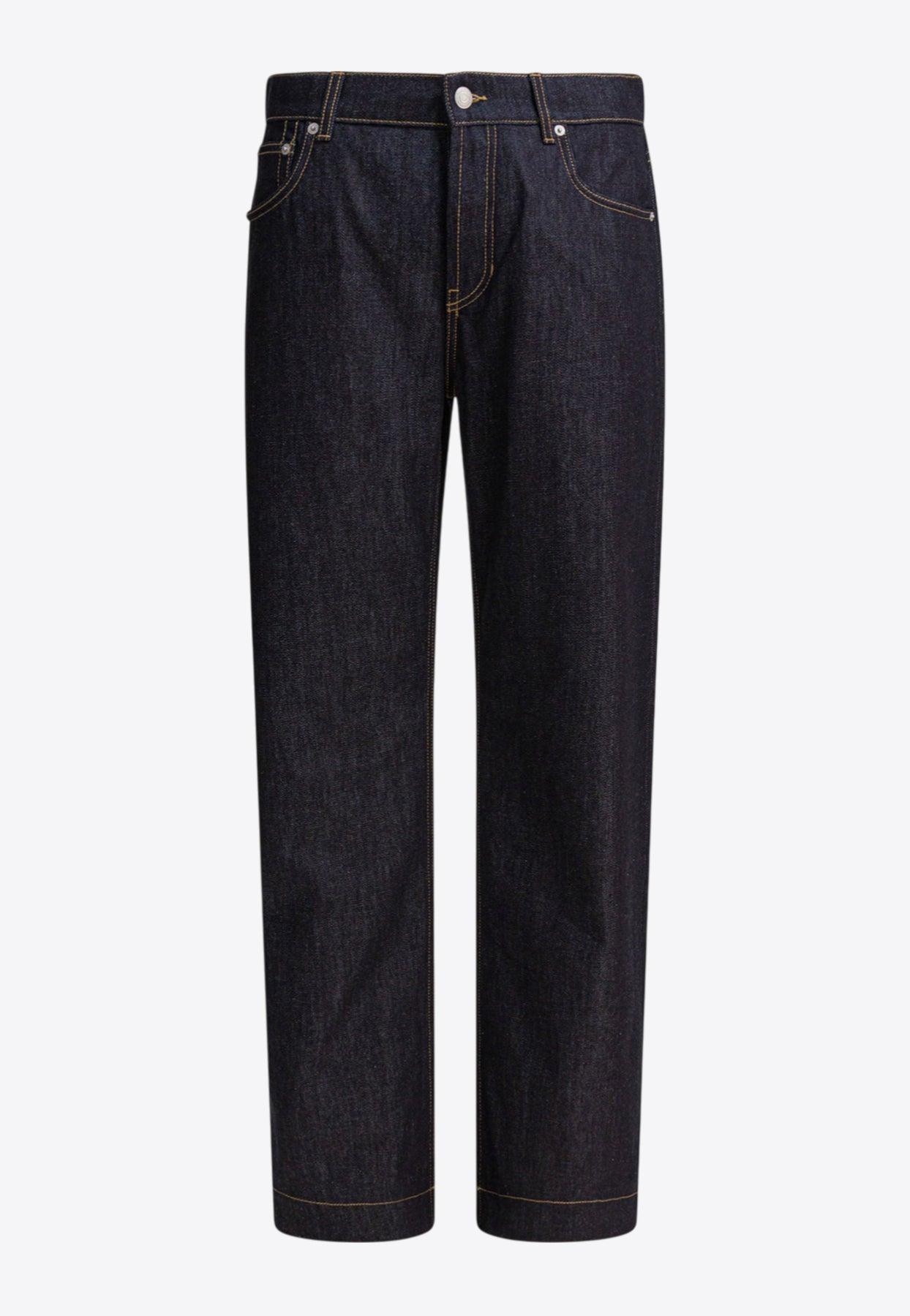 【送料&関税込】Alexander McQueen Dark Blue Denim Jeans McQueen Jeans for Men | Online Sale up to 56% off | Lyst