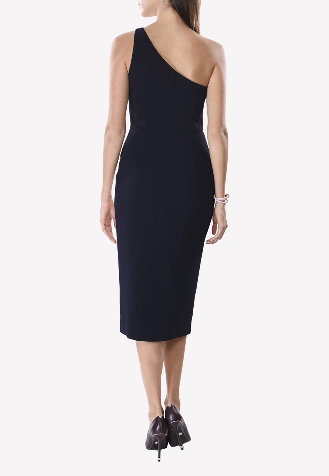 ankle length dress with sleeves Two-Tone Navy Half Sleeve Silver Ankle Length Mother Of Bride Dress
