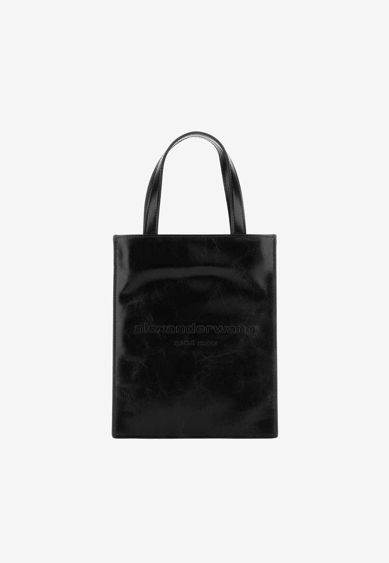 トートバッグ Pinch Small Shopping Bag - Alexander Wang - Leather - Black Alexander Wang Small Pinch Leather Tote Bag in Black | Lyst