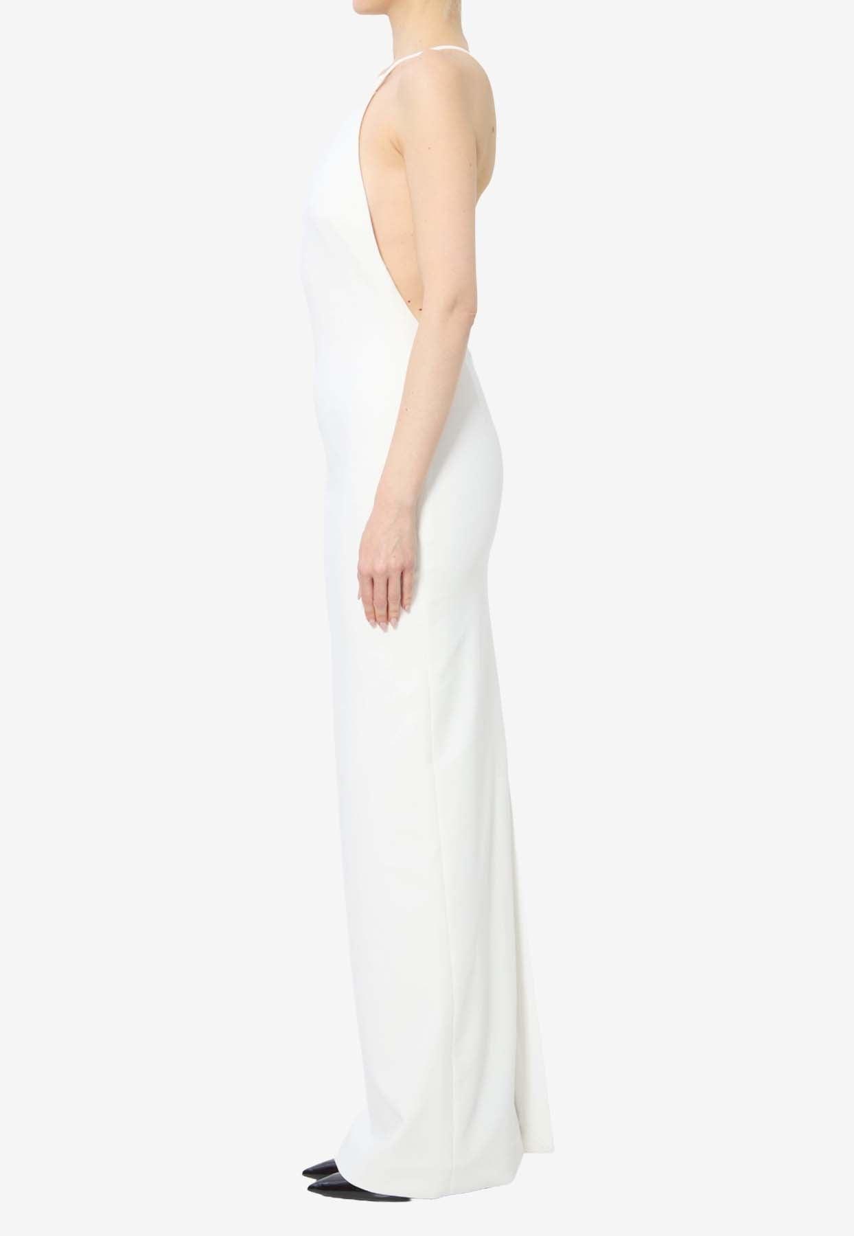white knitted dress Cream Freya Fringe Sweater Dress main image 0