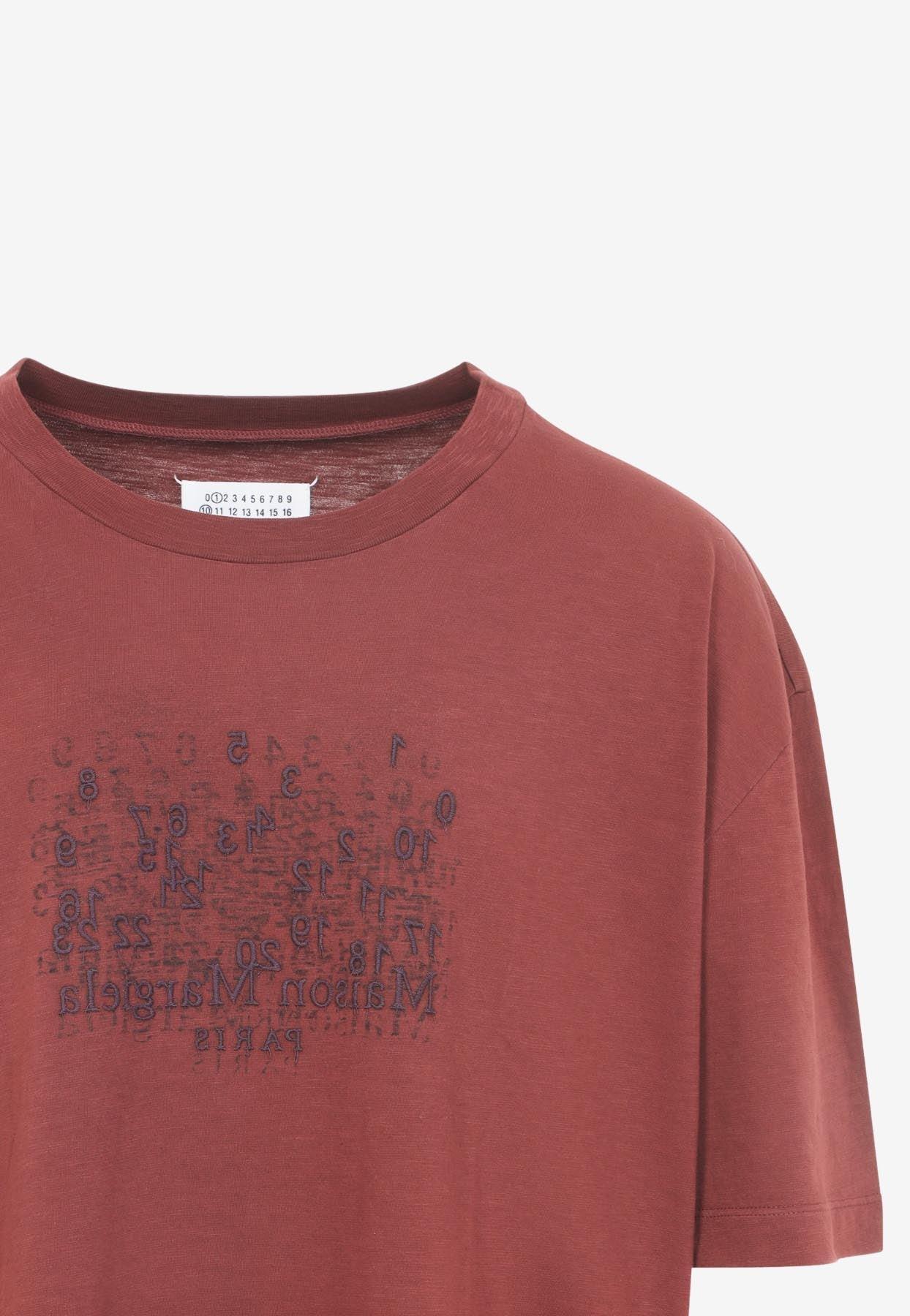 Maison Martin Margiela バーガンディ Tシャツ M 【公式通販】