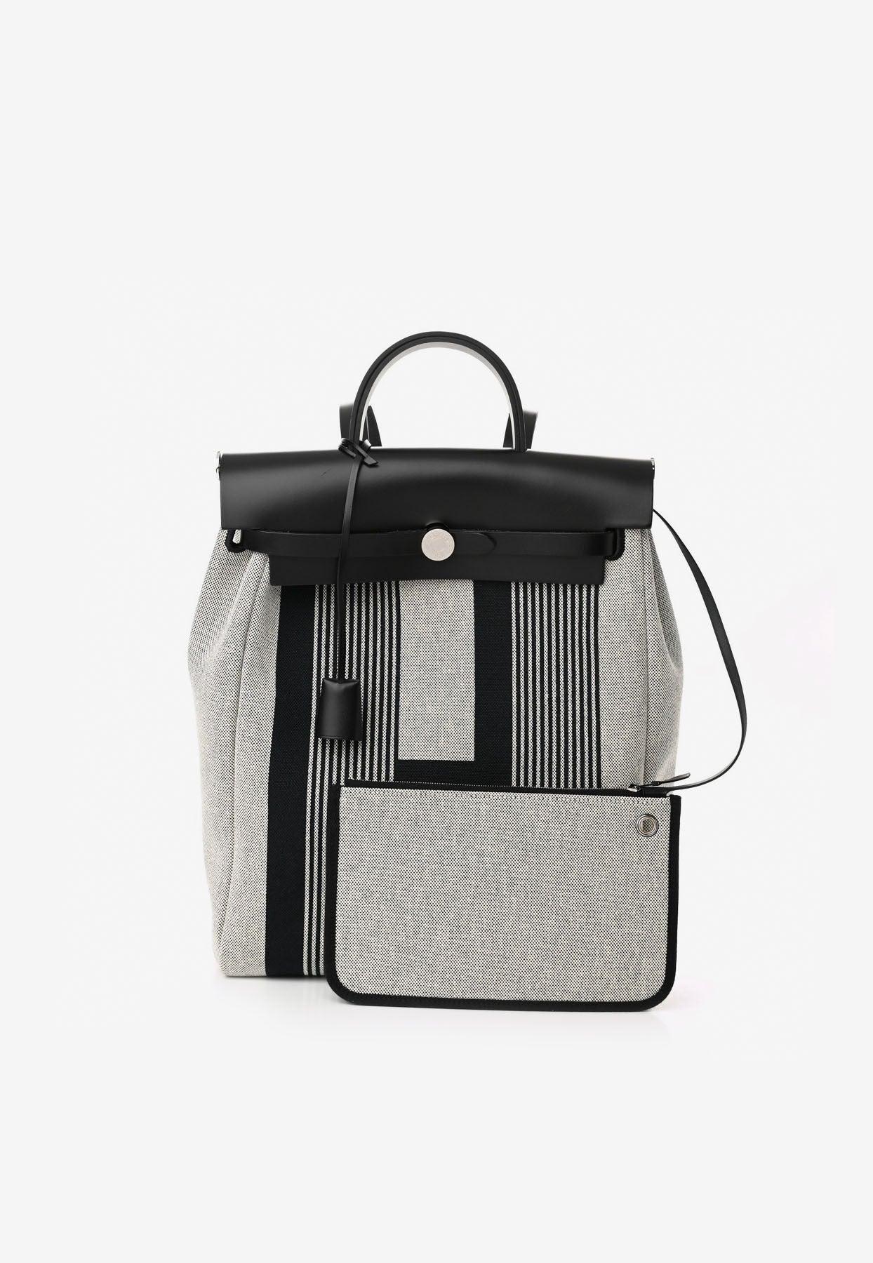 Hac A Dos PM Backpack in Vert de Gris Togo with Palladium Hardware