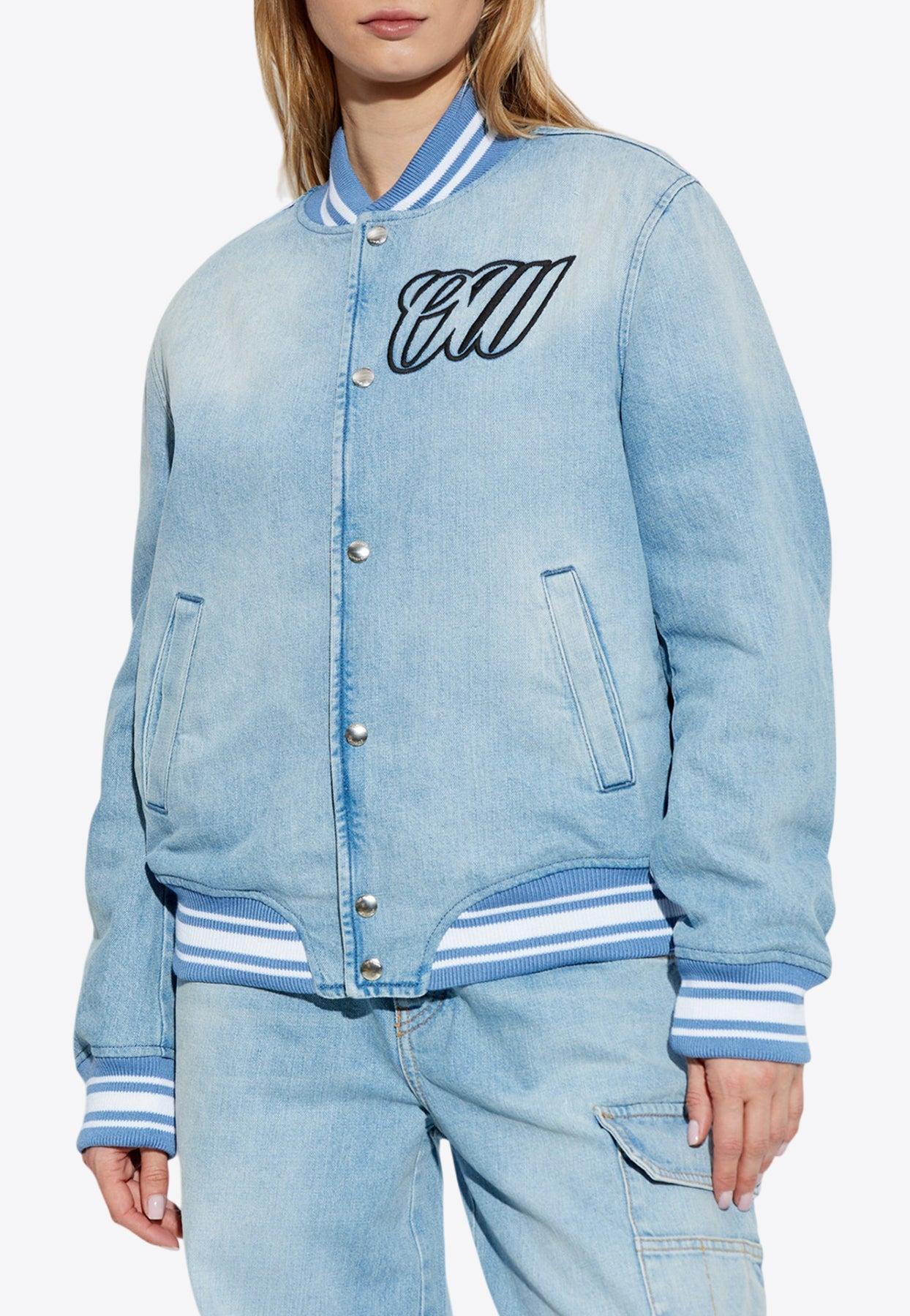 Off-White all-over Logo Windbreaker | Black | FARFETCH
