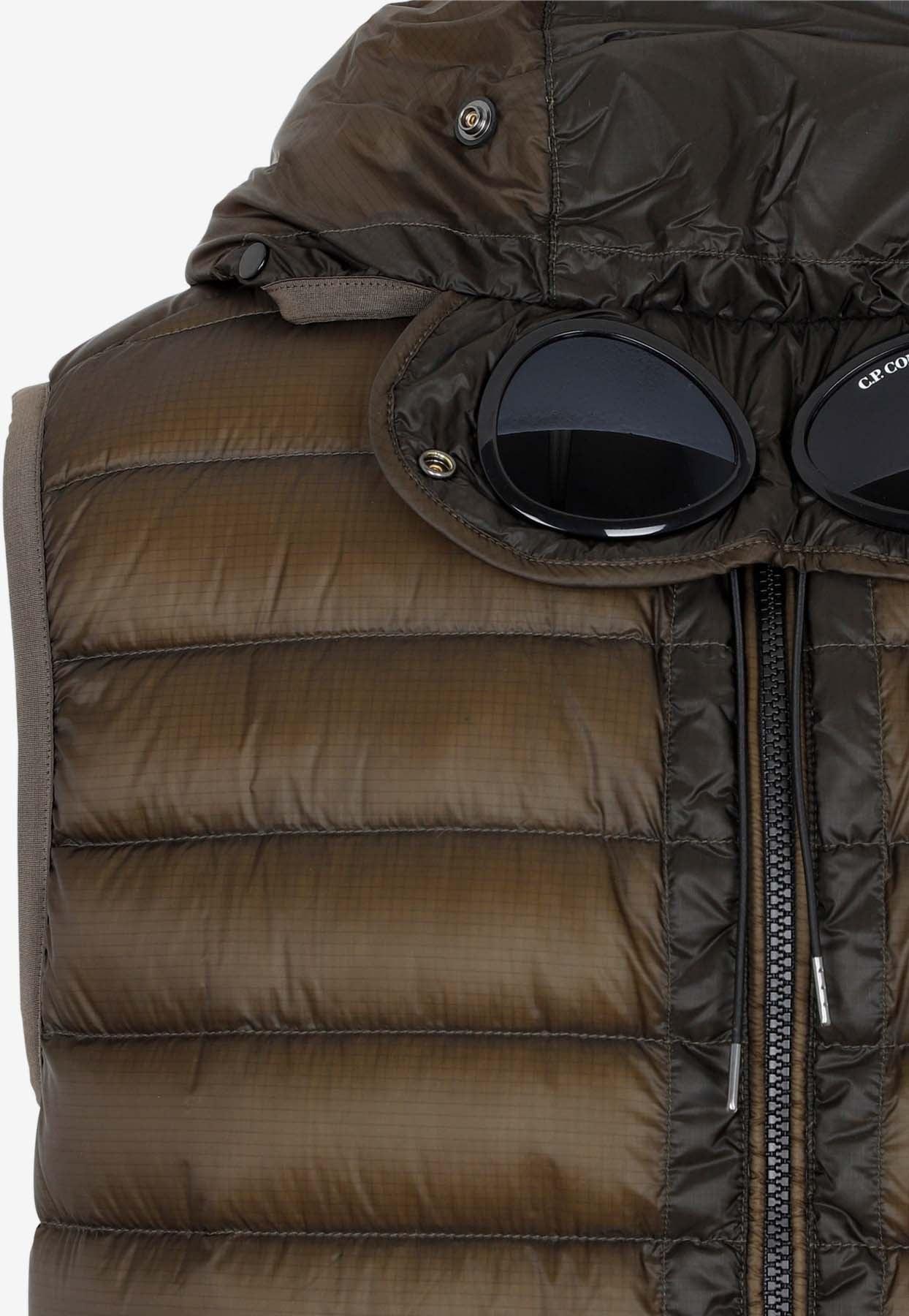 Cp company down shop padded goggle jacket