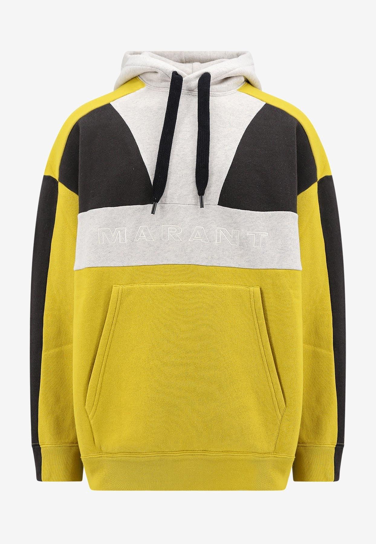 パーカー・フーディ Isabel Marant Men's Marcelo Hoodie ISABEL MARANT MARCELLO LOGO EMBROIDERED HOODIE MEN
