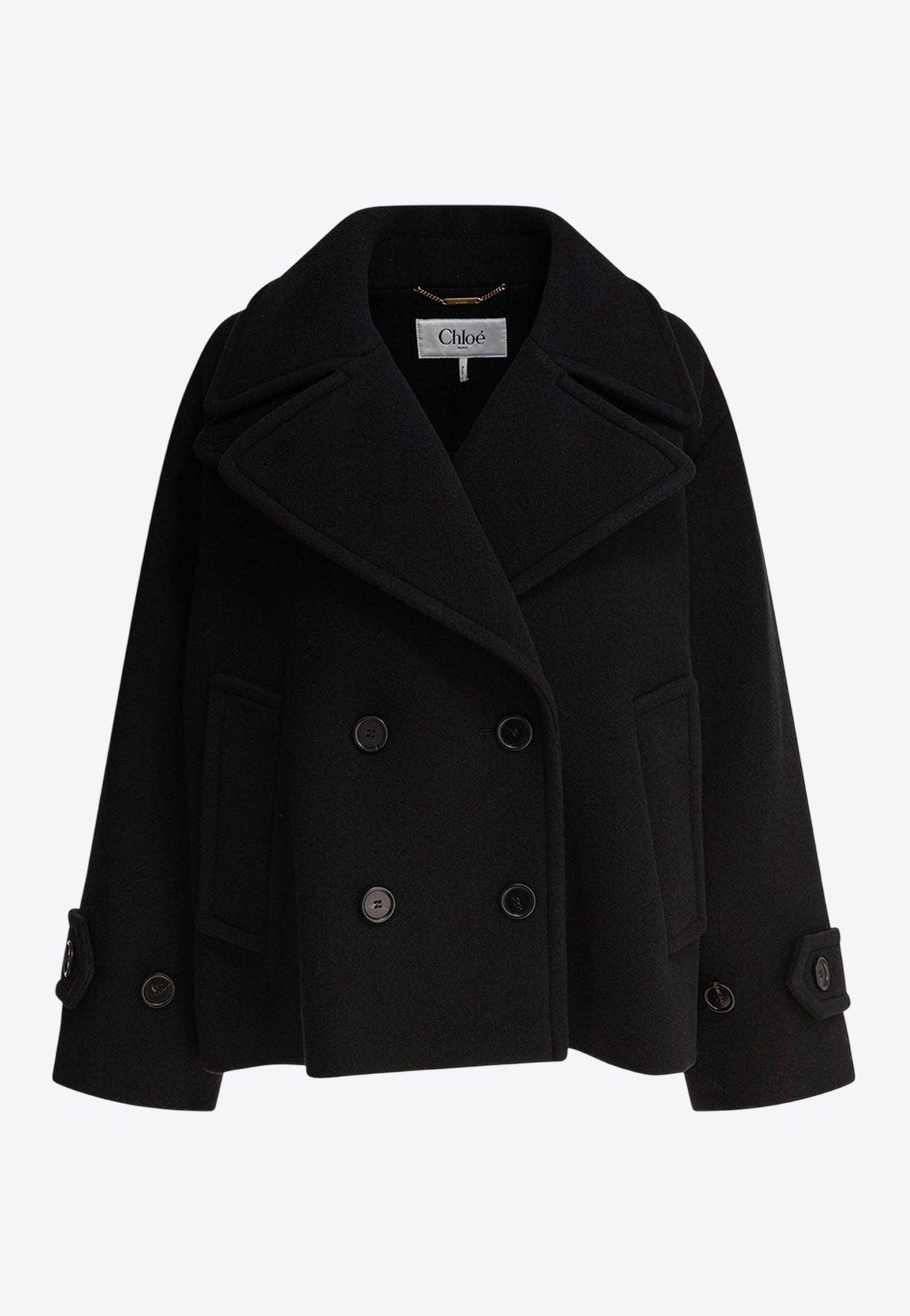 コート Chloe Chloe Short Oversize Wool Coat Chloé Oversized Short Coat In Wool | Chloé US