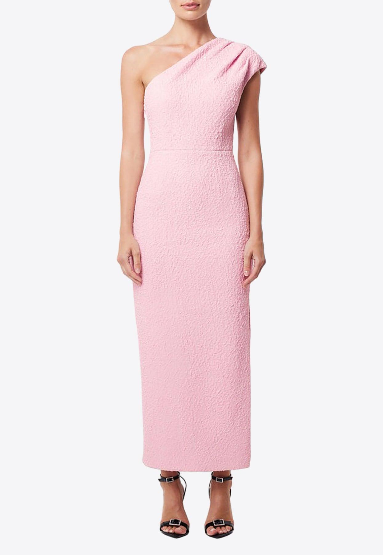Mossman Mesmerise One Shoulder Maxi Dress in Pink Lyst