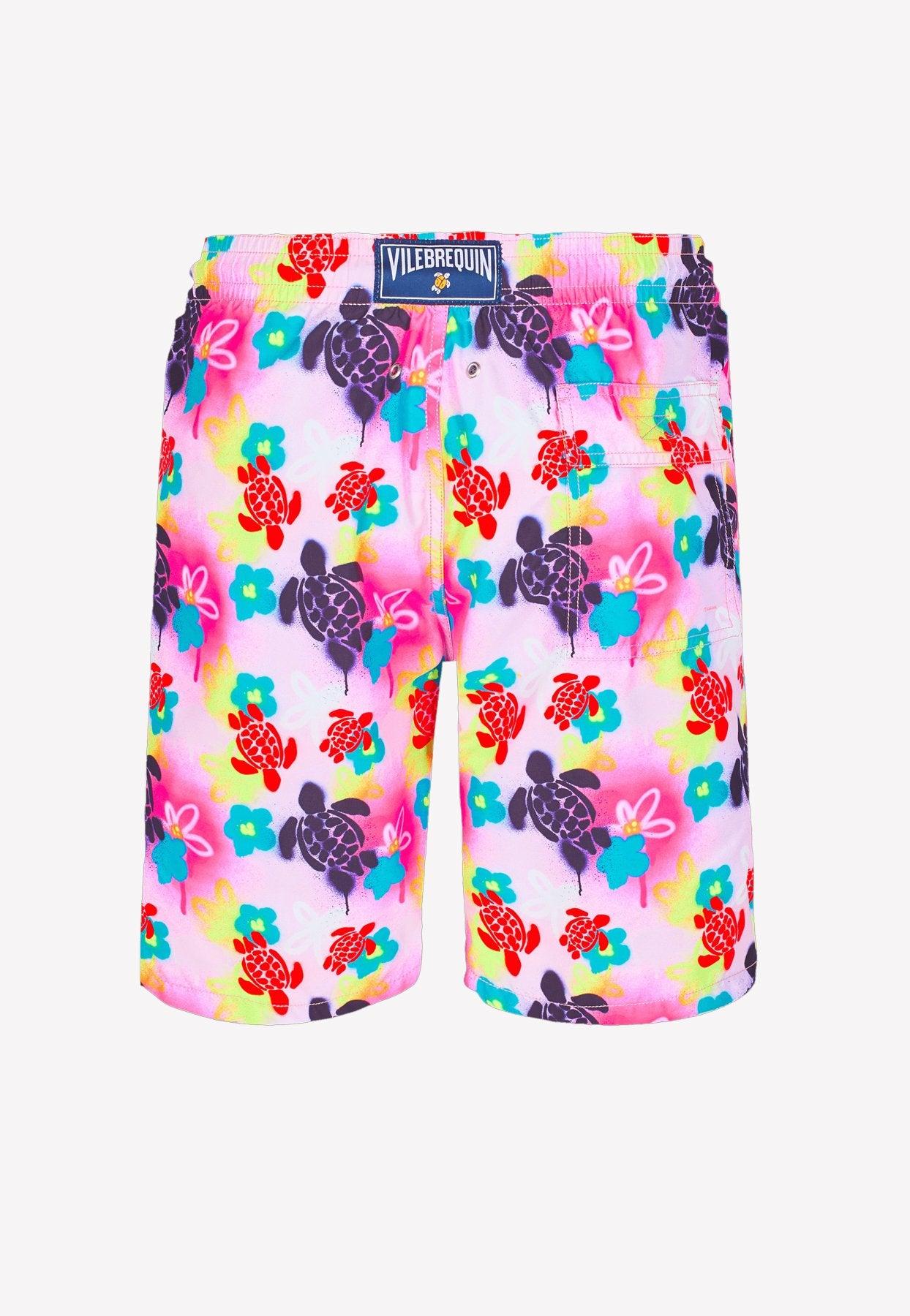 【HI FI FNK】Pie Pigment Bermuda Shorts Trina Turk Brown Palm Frond Shorts Selected by The