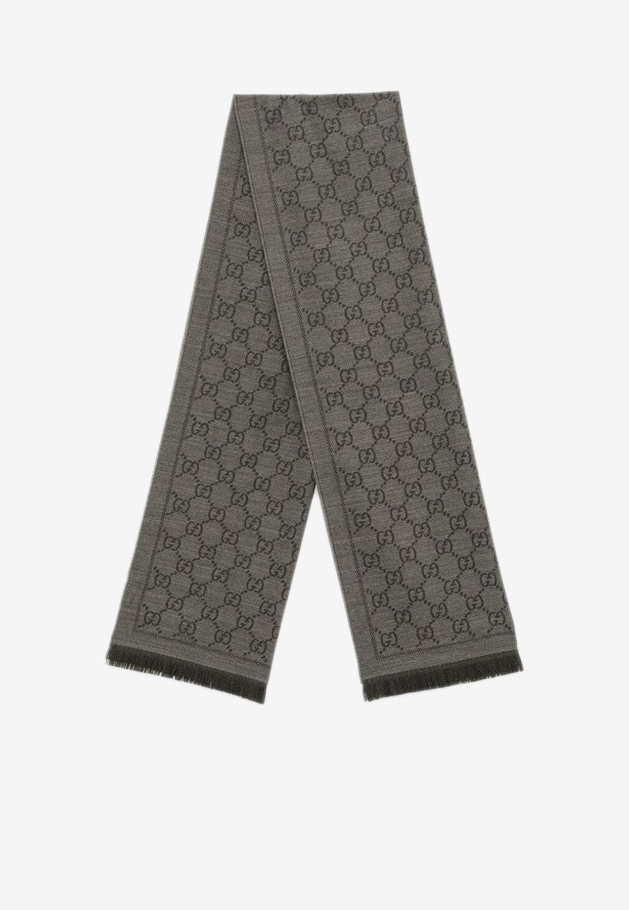 Gucci Jacquard Pattern Knitted Gray | Lyst