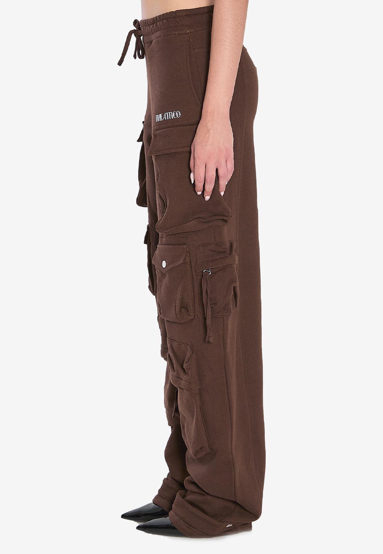 ボトムスその他 The Attico Brown Fern cargo pants The Attico Fern Cargo Pants | Brown | FARFETCH