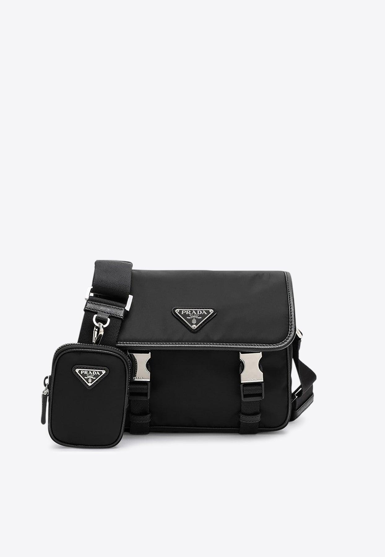 Prada Camera Bag With Zip-Pouch in Black for Men Lyst