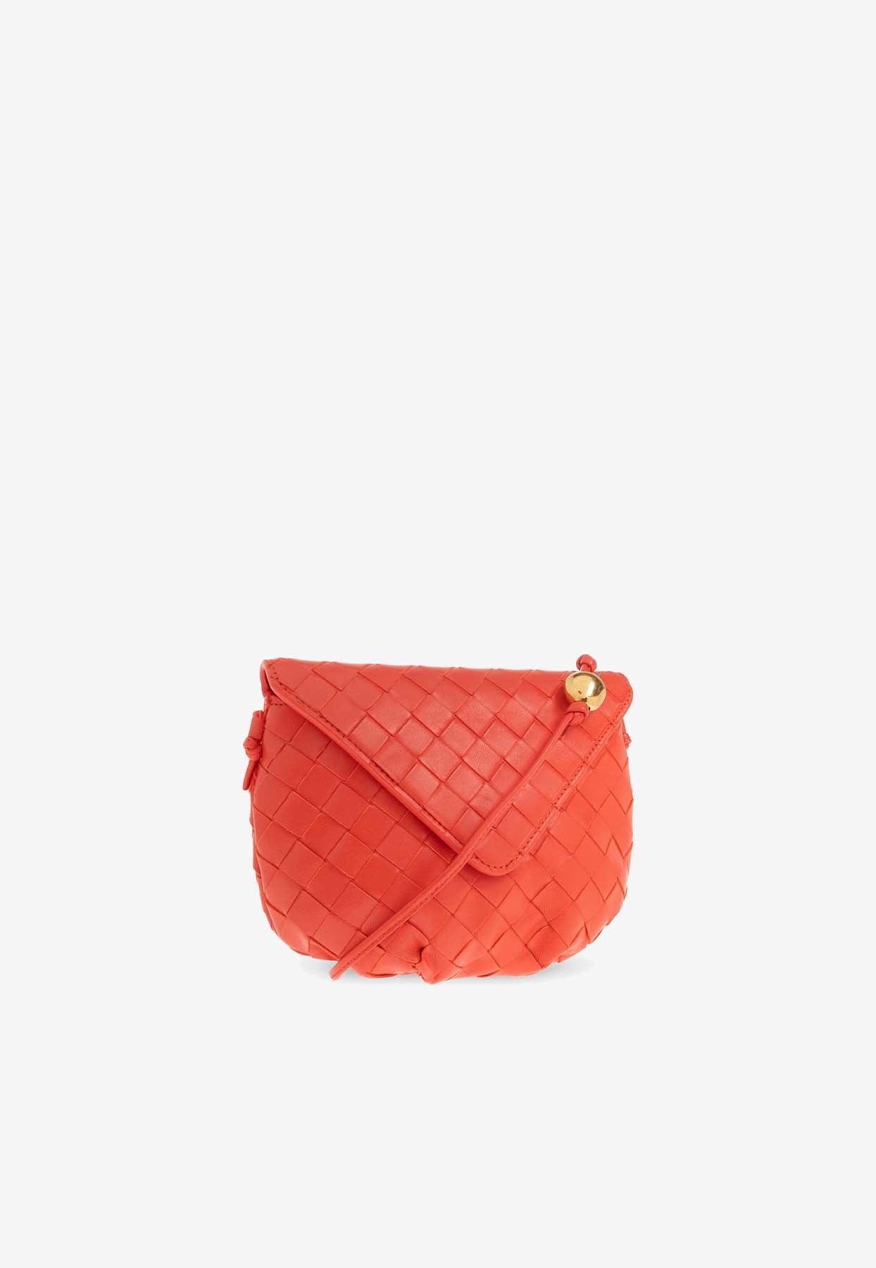 Intrecciato Mini Pouch Crossbody Bag