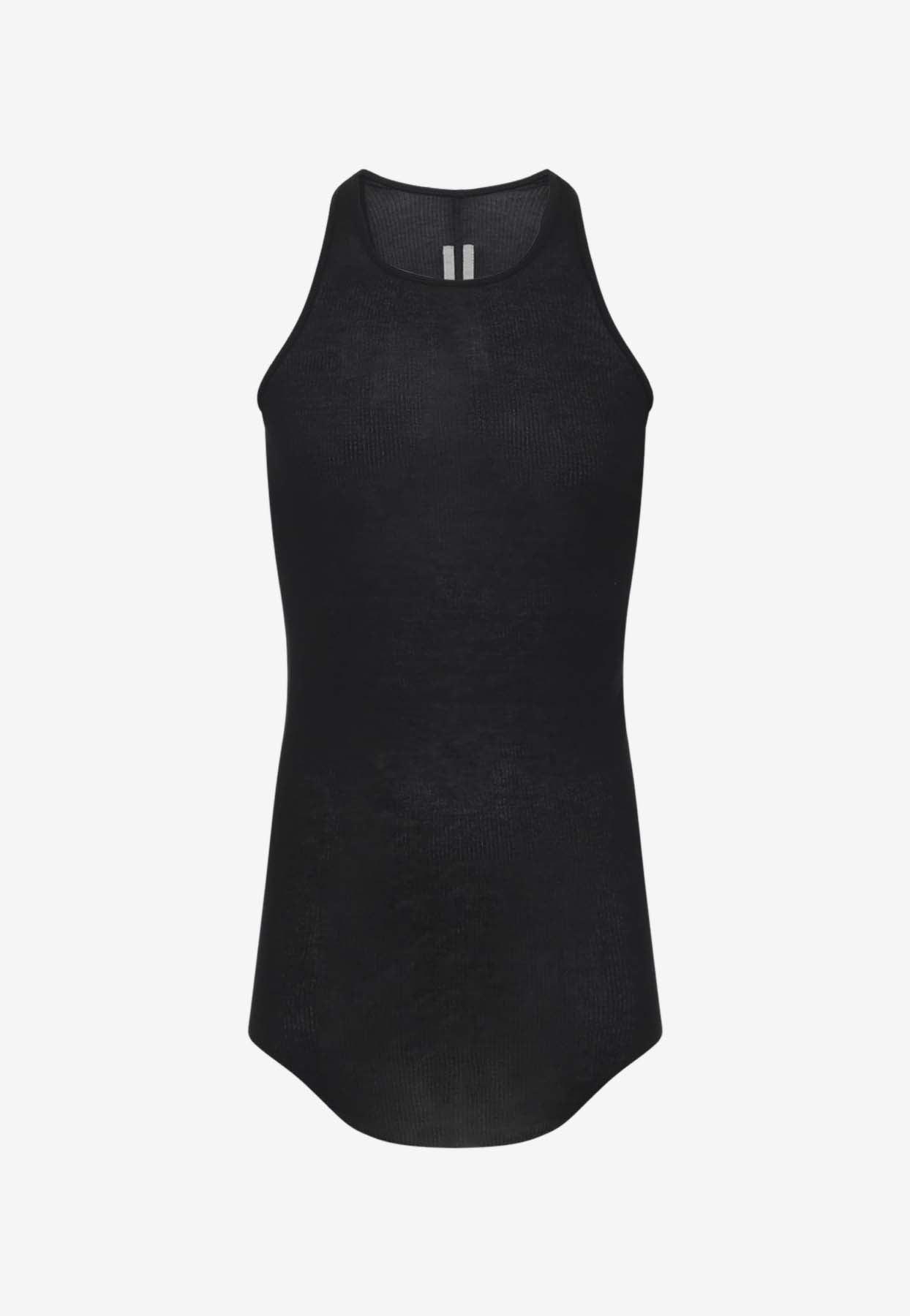 Rick Owens Ribbed Tank Top in Black for Men | Lyst