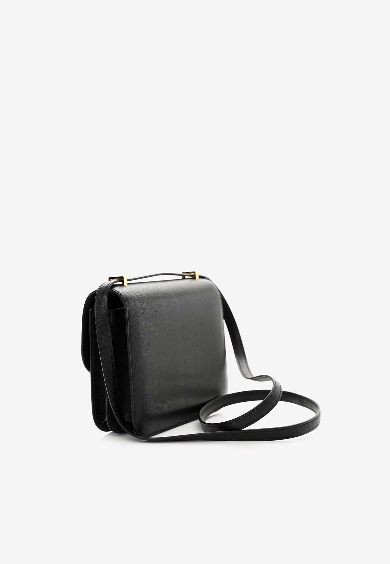 Hermes black crossbody bag deals