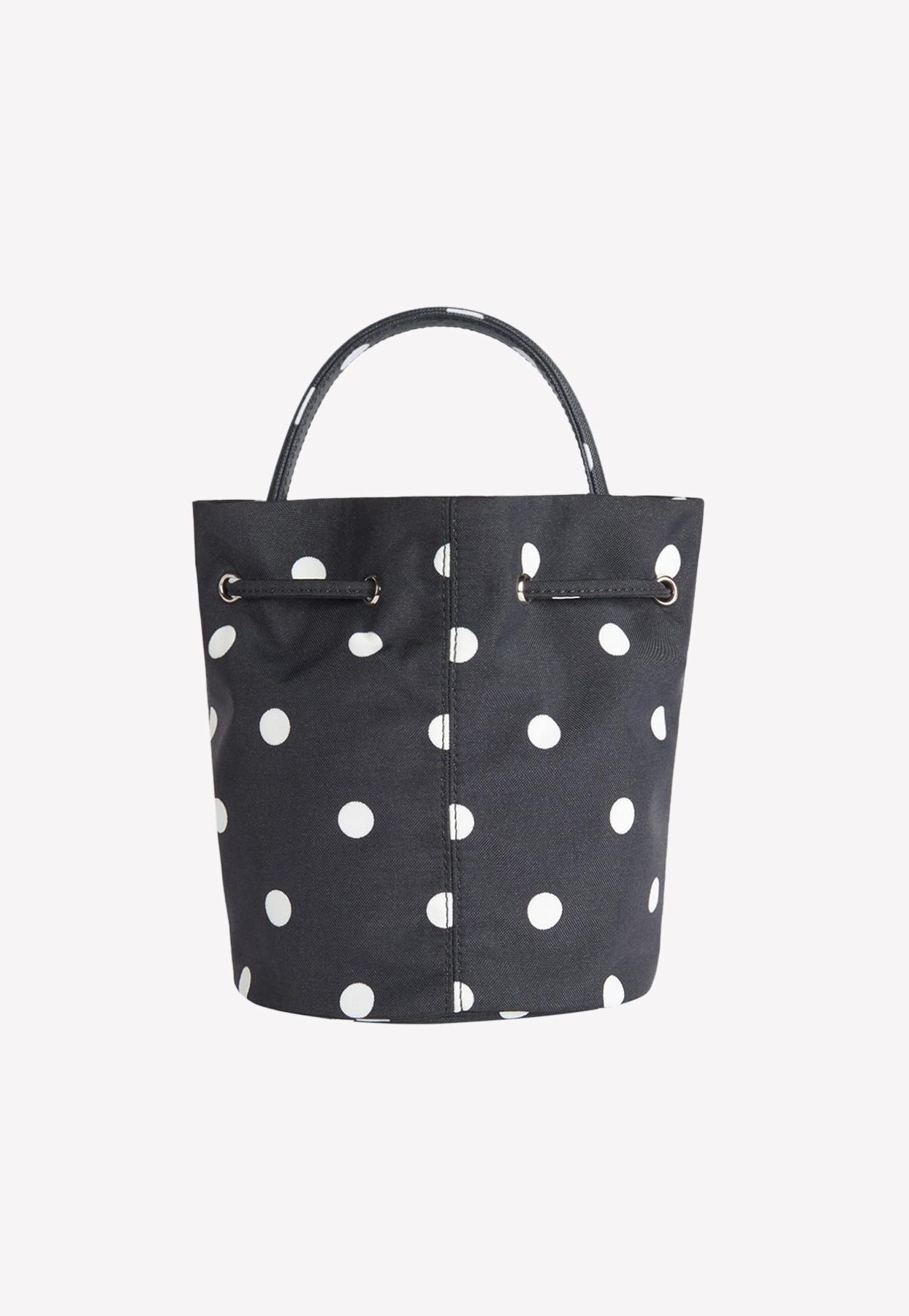 Balenciaga Polka-Dot Bucket Bag