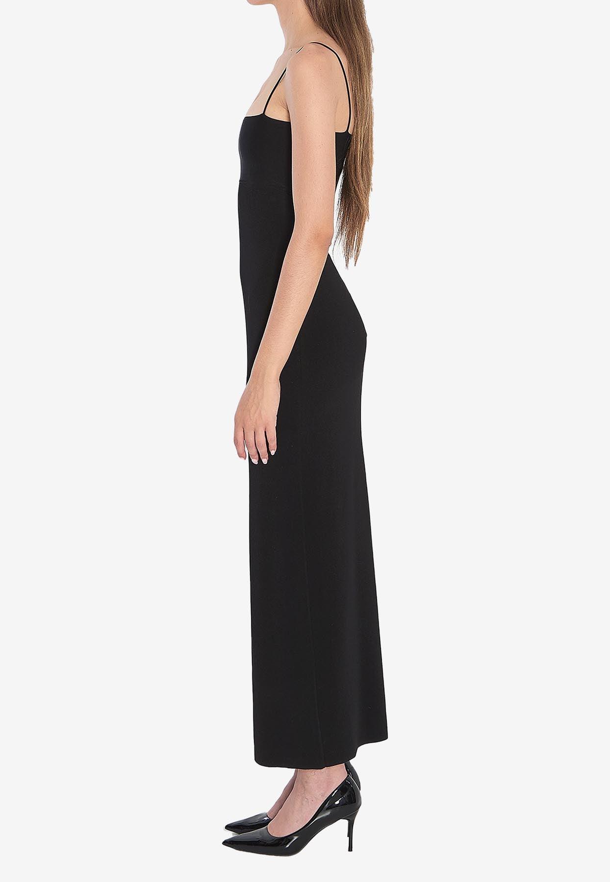 【関税&送料込】Alexander Wang Ls V-Neck Maxi Dress With Nam Alexander Wang Lace Slip Dress in Black | LN-CC