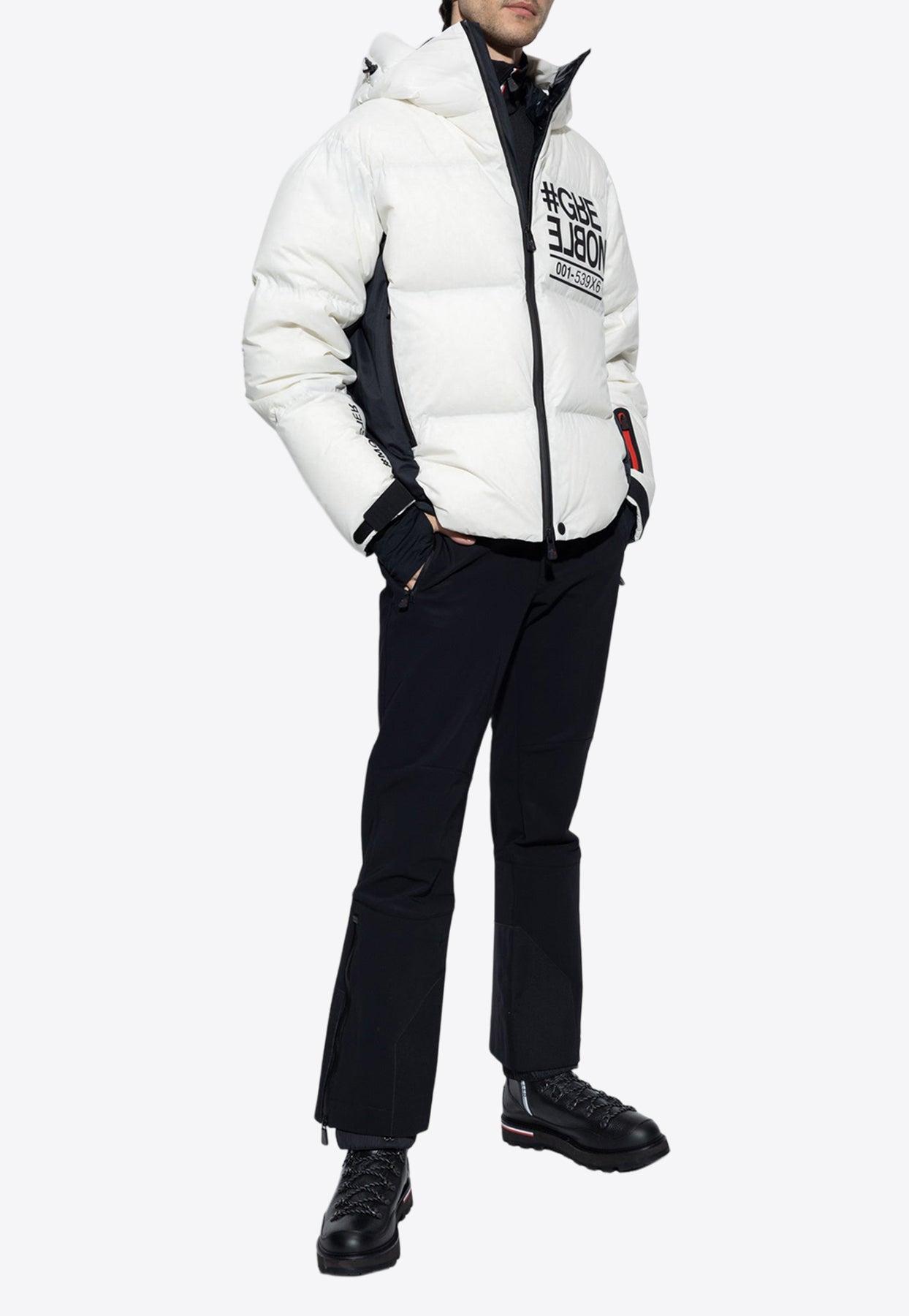 3 MONCLER GRENOBLE Pramint Short Quilted Down Jacket in White for