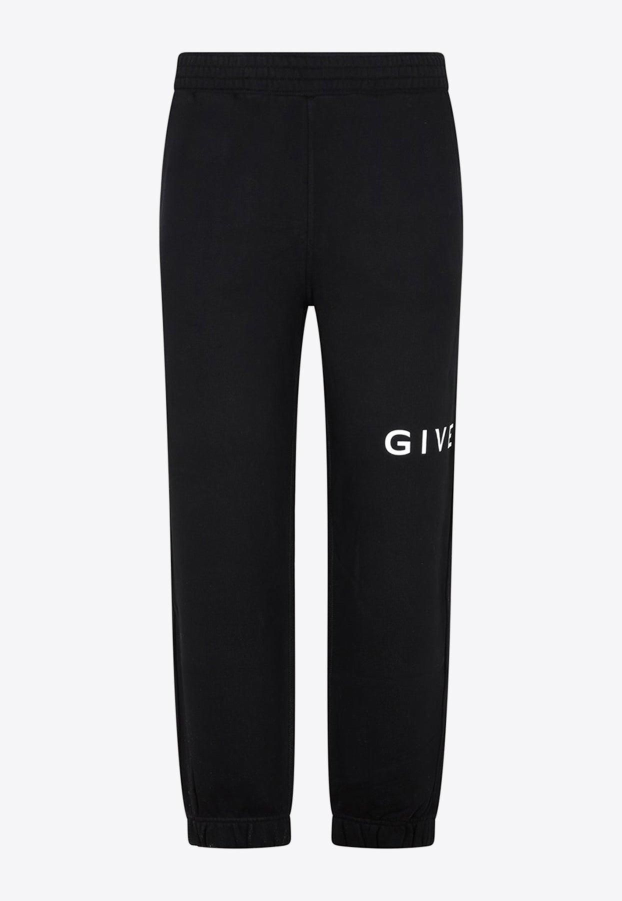 Udstråle klient svamp Givenchy Slim-fit Logo Track Pants in Black for Men | Lyst