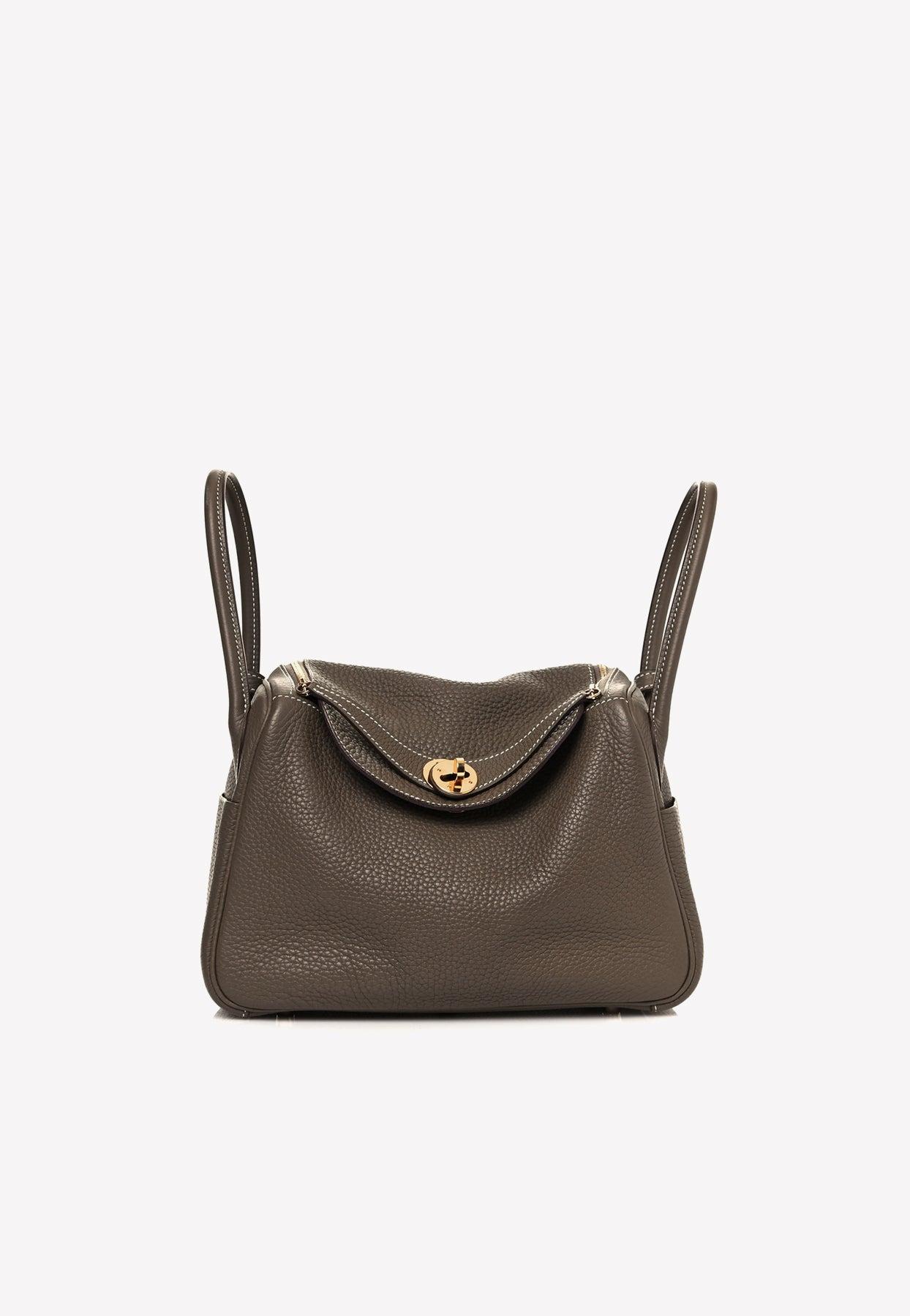 Hermès Lindy 26 In Etoupe Taurillon Clemence With Gold Hardware | Lyst  Canada