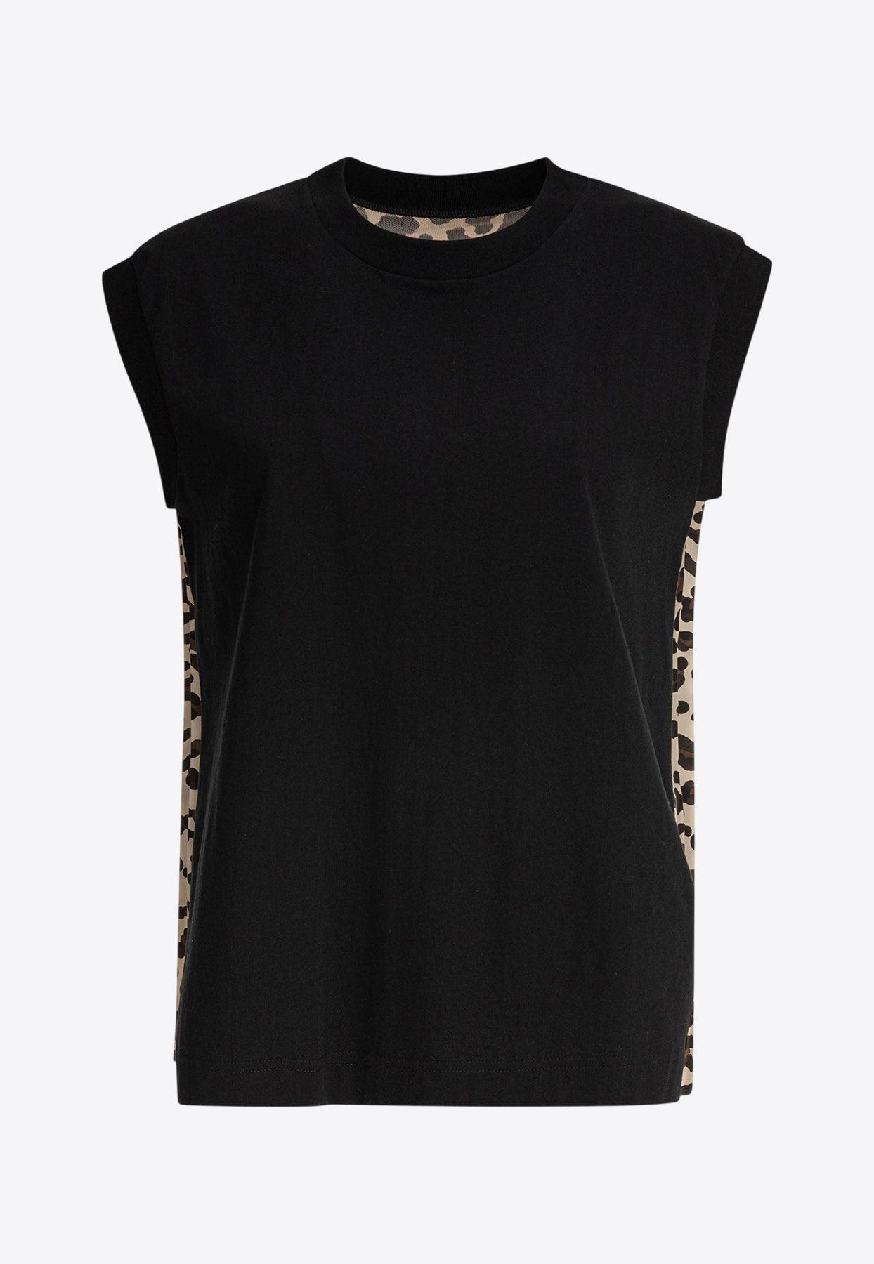 Tシャツ・カットソー SACAI POPLIN SLEEVELESS TOP-SHIRT Sacai Sleeveless and tank tops for Women | Online Sale up to